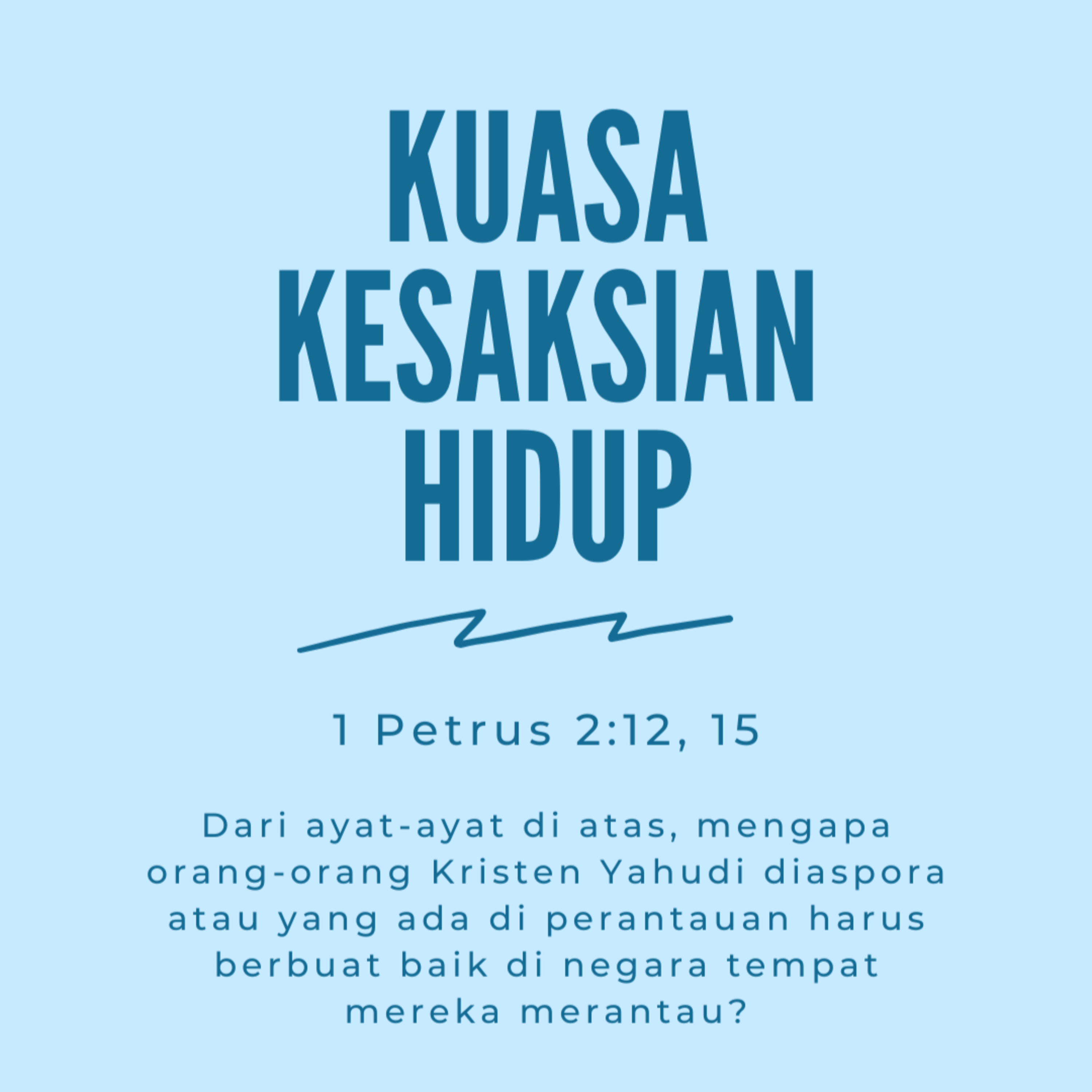22 Januari 2024 - Kuasa Kesaksian Hidup - Renungan Harian GKI Anugerah episode artwork