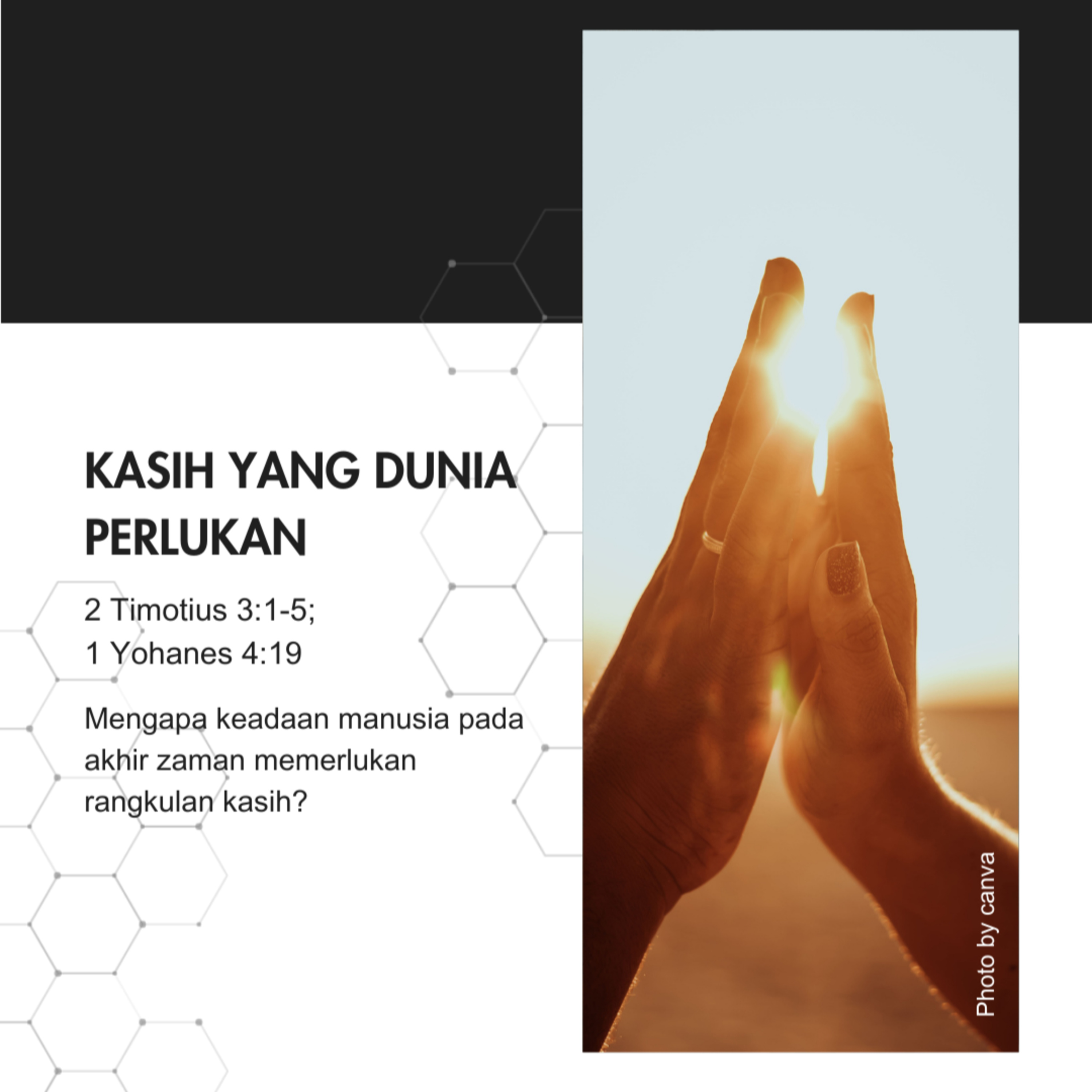 27 Februari 2024 - Kasih Yang Dunia Perlukan - Renungan Harian GKI Anugerah episode artwork