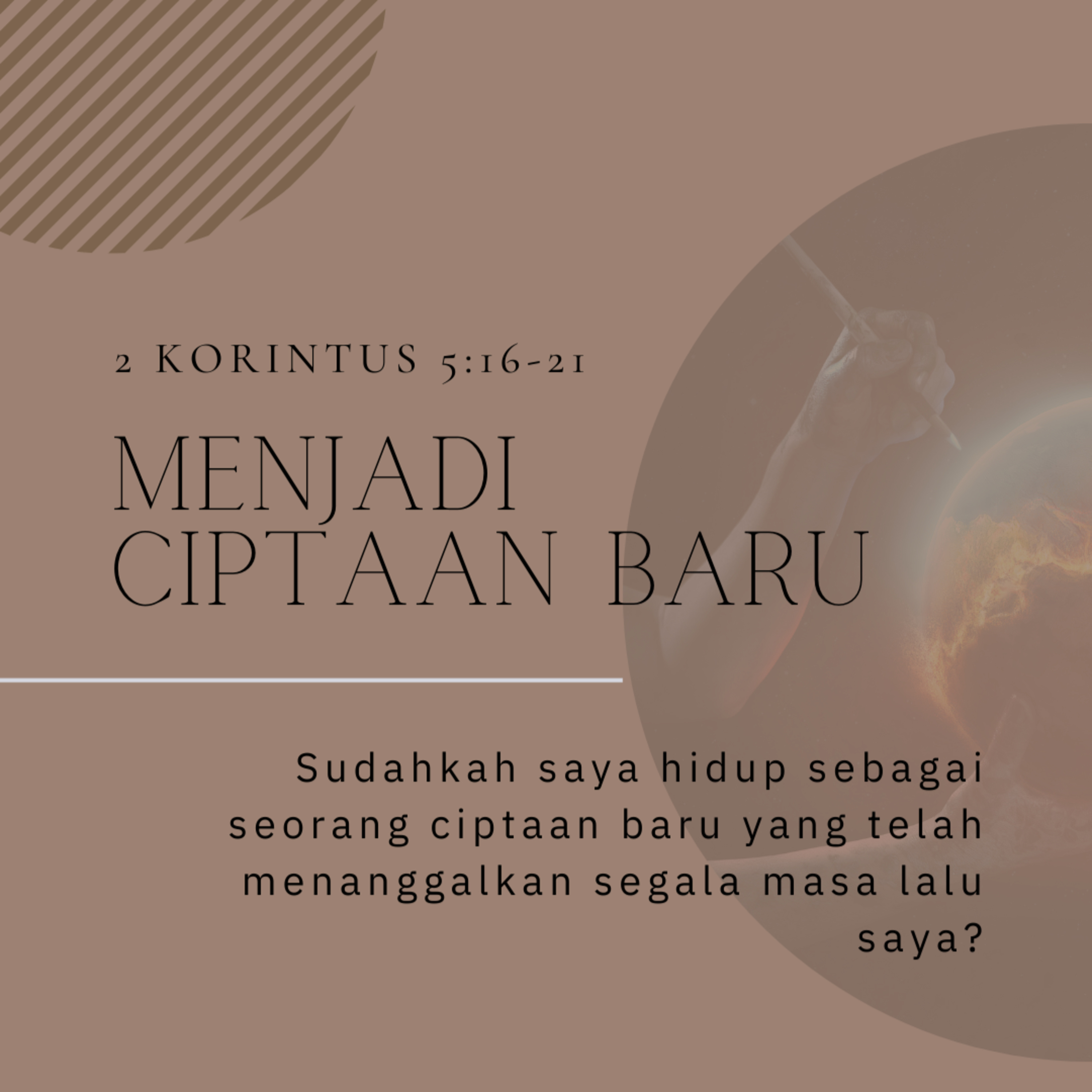 19 Maret 2024 - Menjadi Ciptaan Baru - Renungan Harian GKI Anugerah episode artwork
