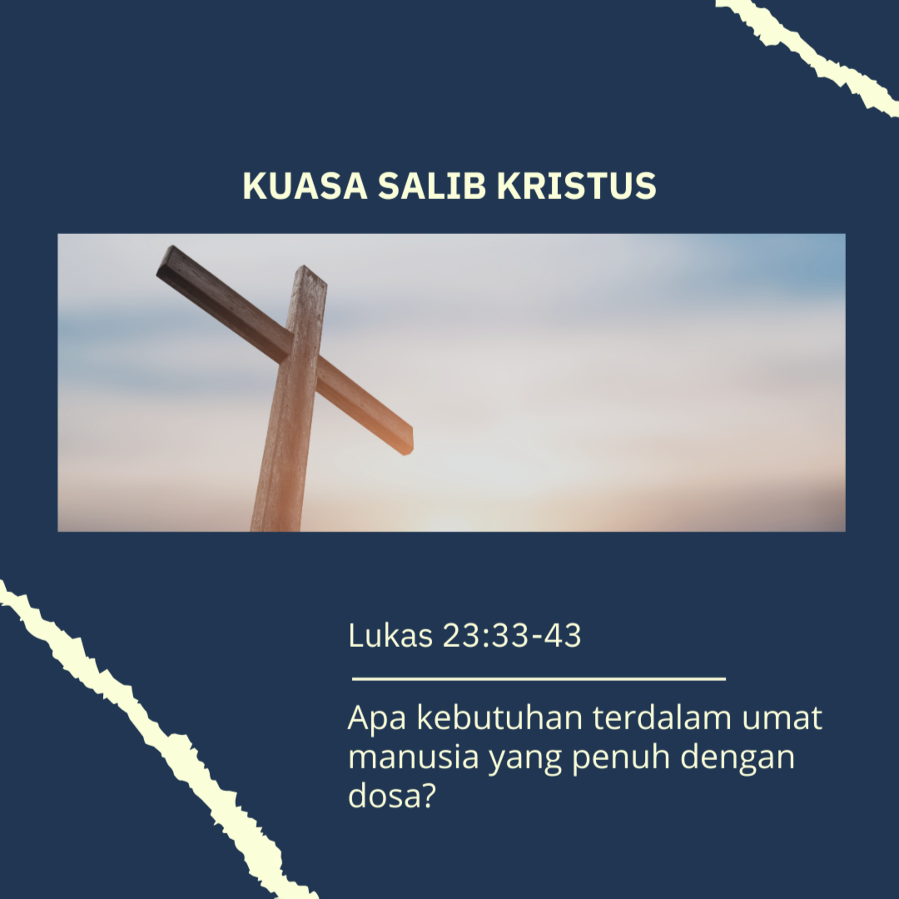25 Maret 2024 - Kuasa Salib Kristus - Renungan Harian GKI Anugerah episode artwork