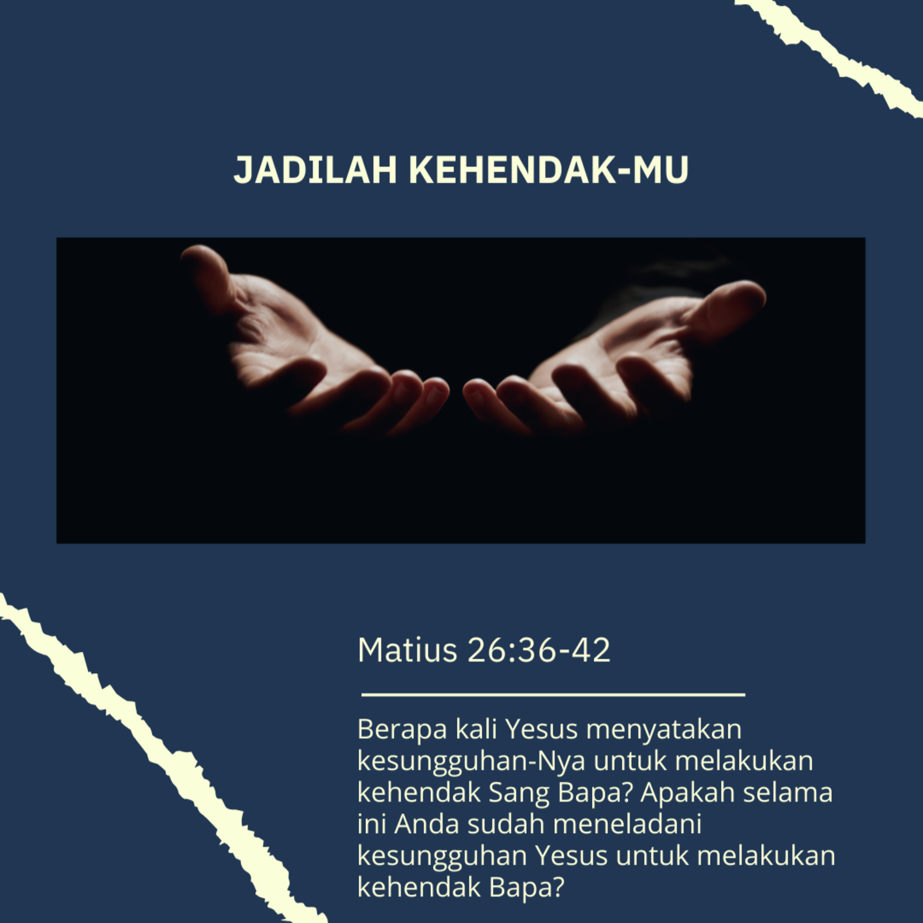 29 Maret 2024 - Jadilah Kehendak-Mu - Renungan Harian GKI Anugerah episode artwork