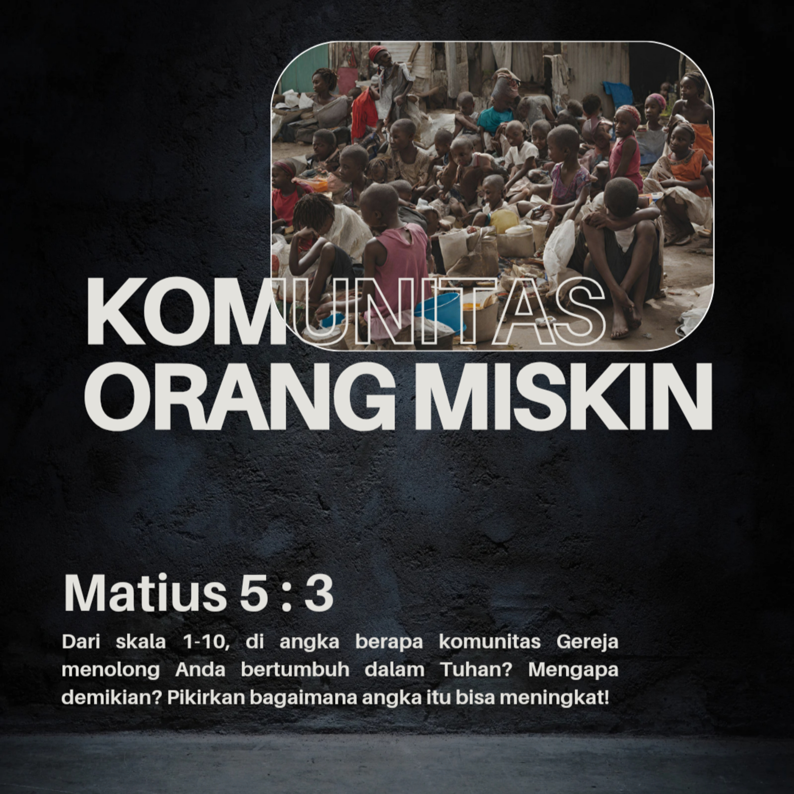 12 April 2024 - Komunitas Orang Miskin - Renungan Harian GKI Anugerah episode artwork