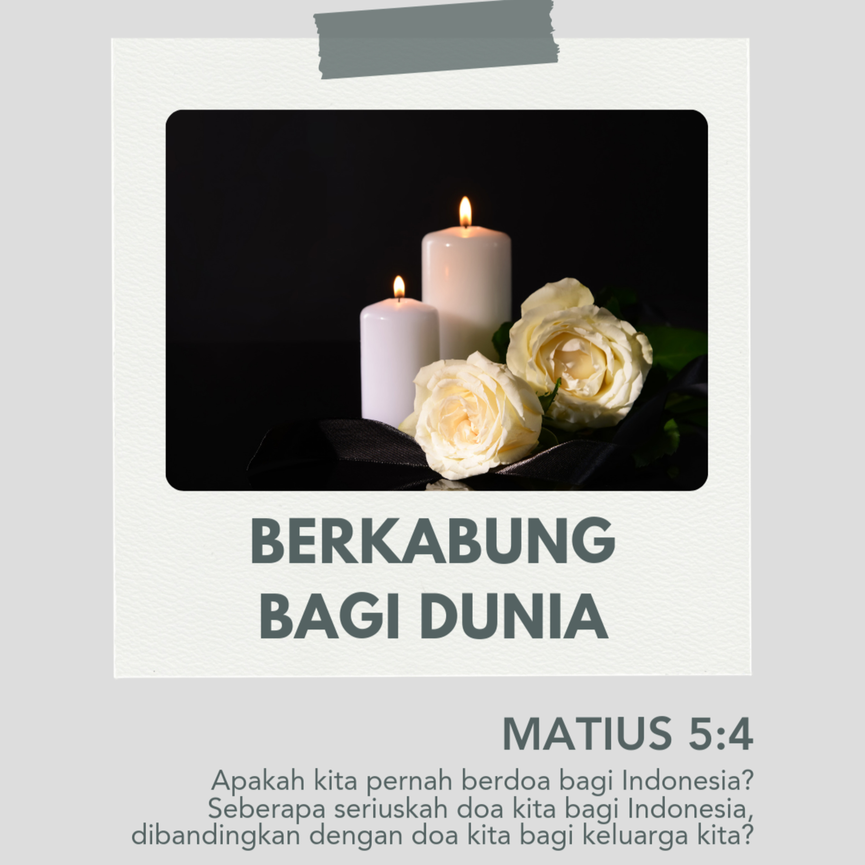 17 April 2024 - Berkabung Bagi Dunia - Renungan Harian GKI Anugerah episode artwork