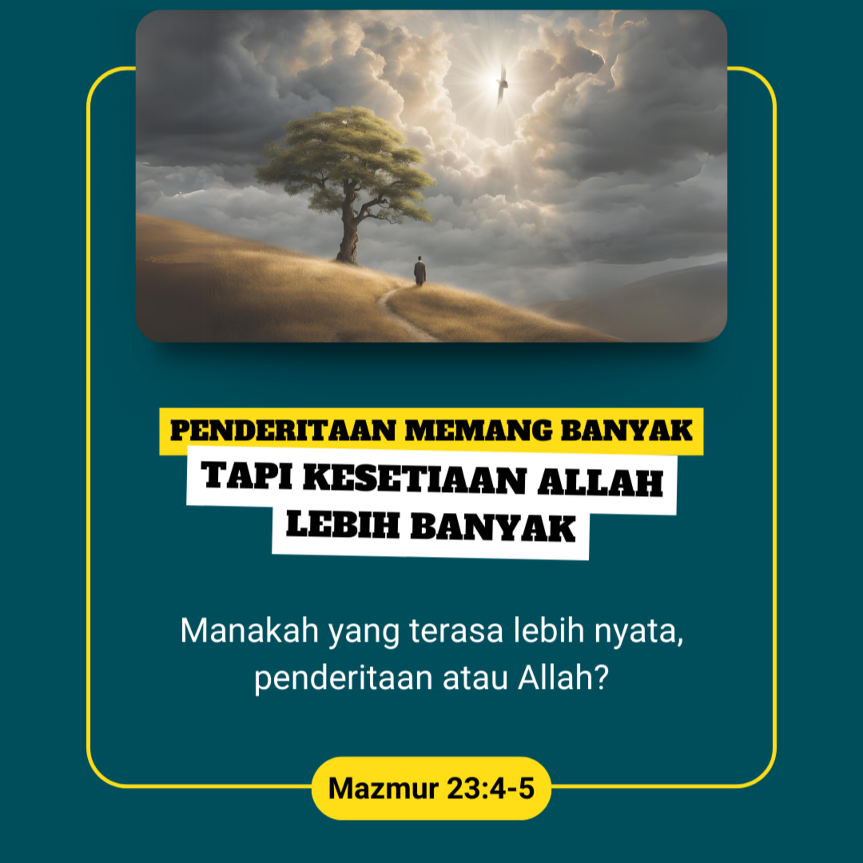 Penderitaan Memang Banyak Tapi Kesetiaan Allah Lebih Banyak - Renungan Harian GKI Anugerah | 29 Mei 2024  episode artwork