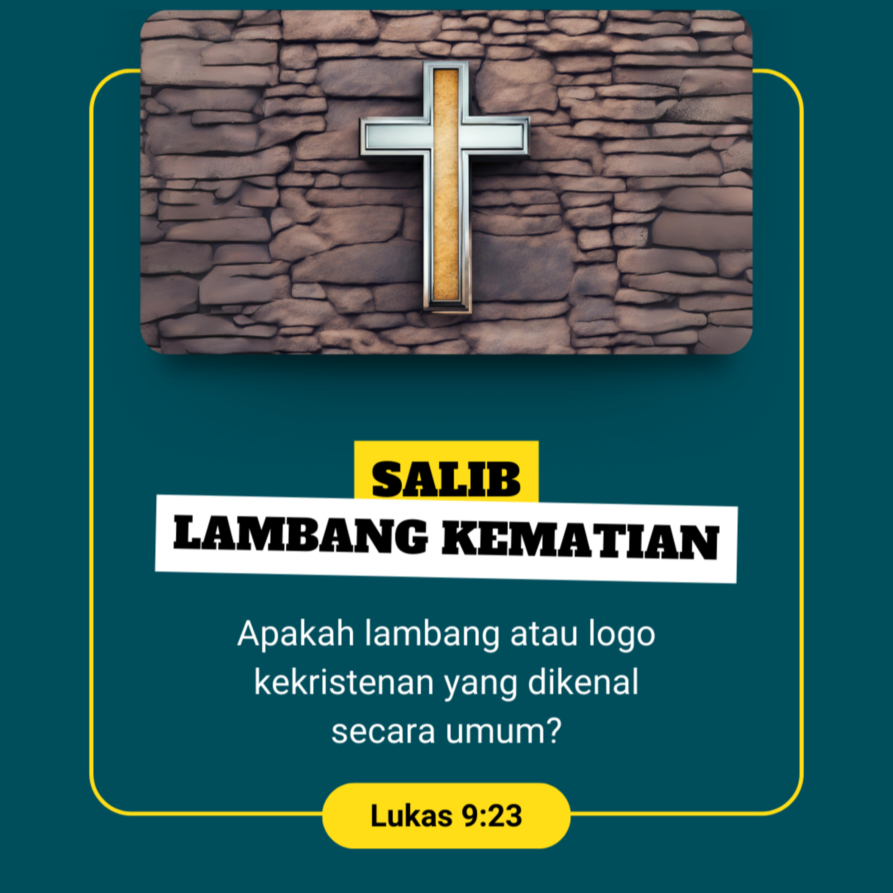 Salib Lambang Kematian - Renungan Harian GKI Anugerah | 30 Mei 2024  episode artwork