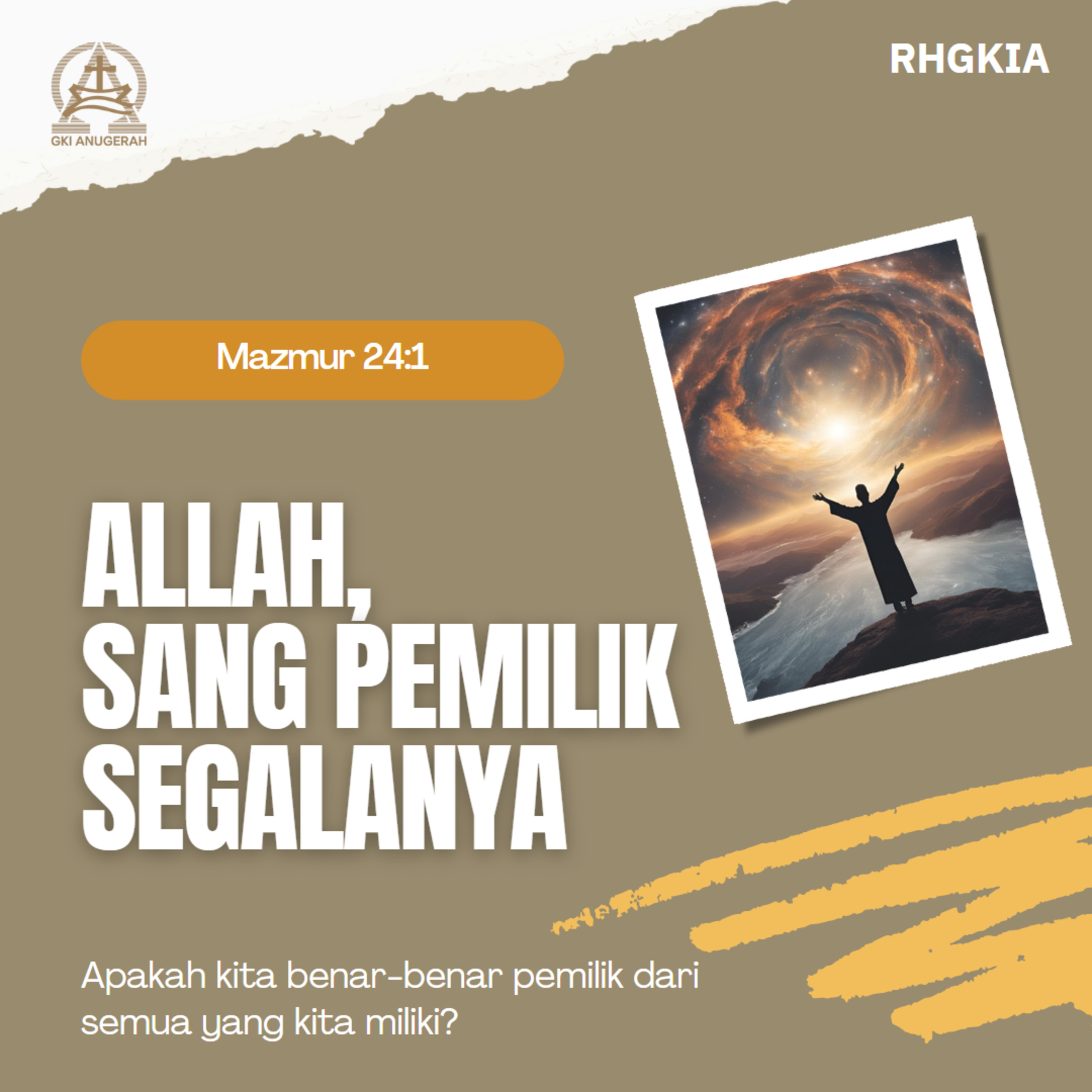 Allah, Sang Pemilik Segalanya - Renungan Harian GKI Anugerah | 16 Agustus 2024  episode artwork