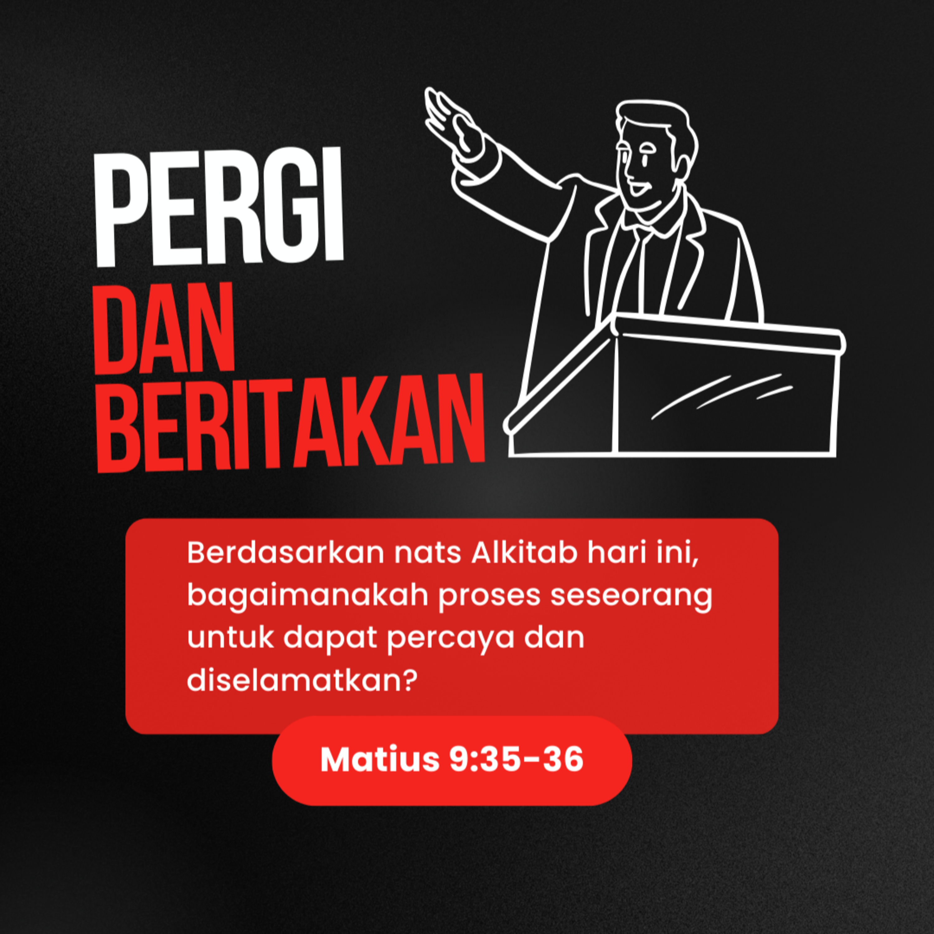 Pergi Dan Beritakan - Renungan Harian GKI Anugerah | 20 Agustus 2024  episode artwork