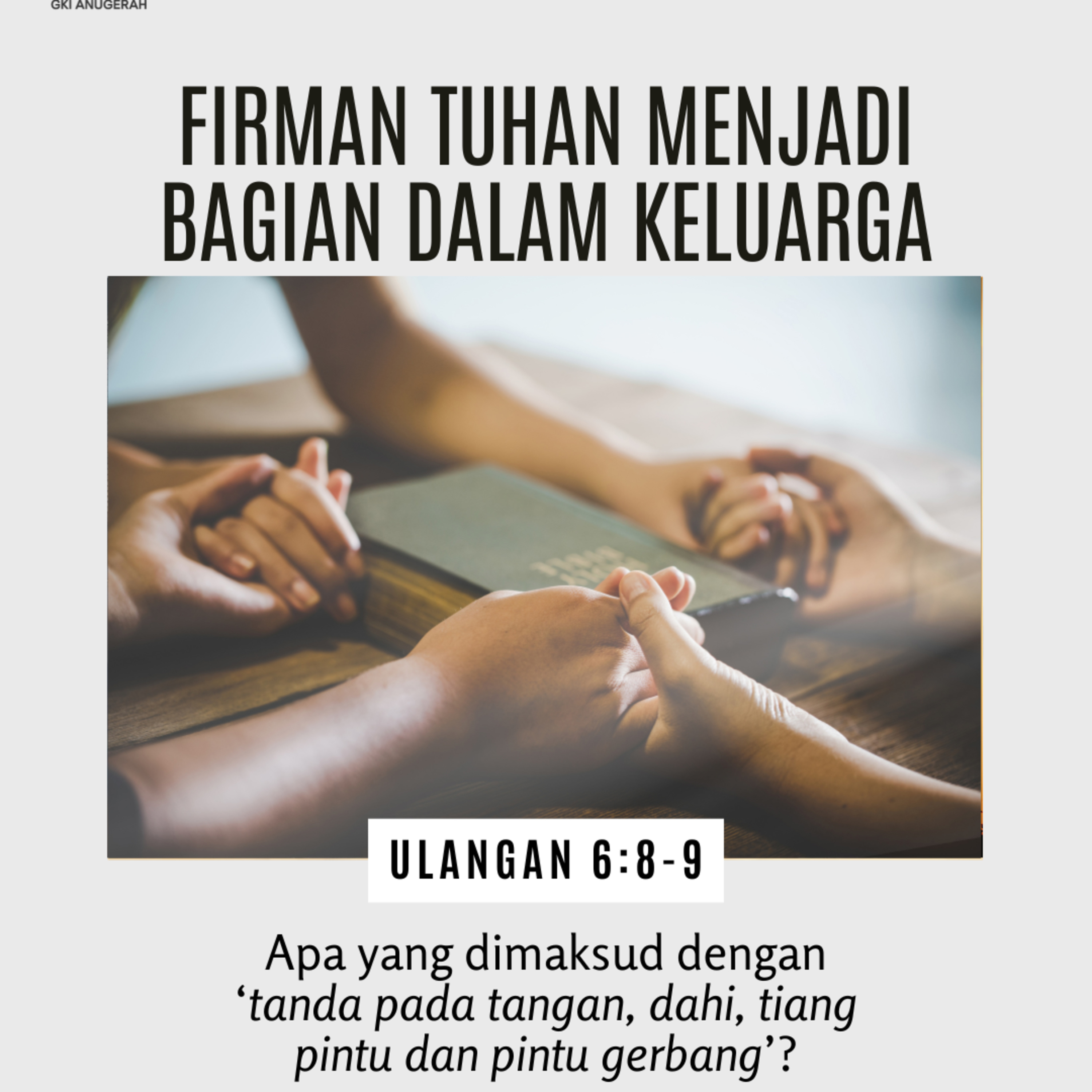 Firman Tuhan Menjadi Bagian Dalam Keluarga | Renungan Harian GKI Anugerah | 18 Oktober 2024  episode artwork