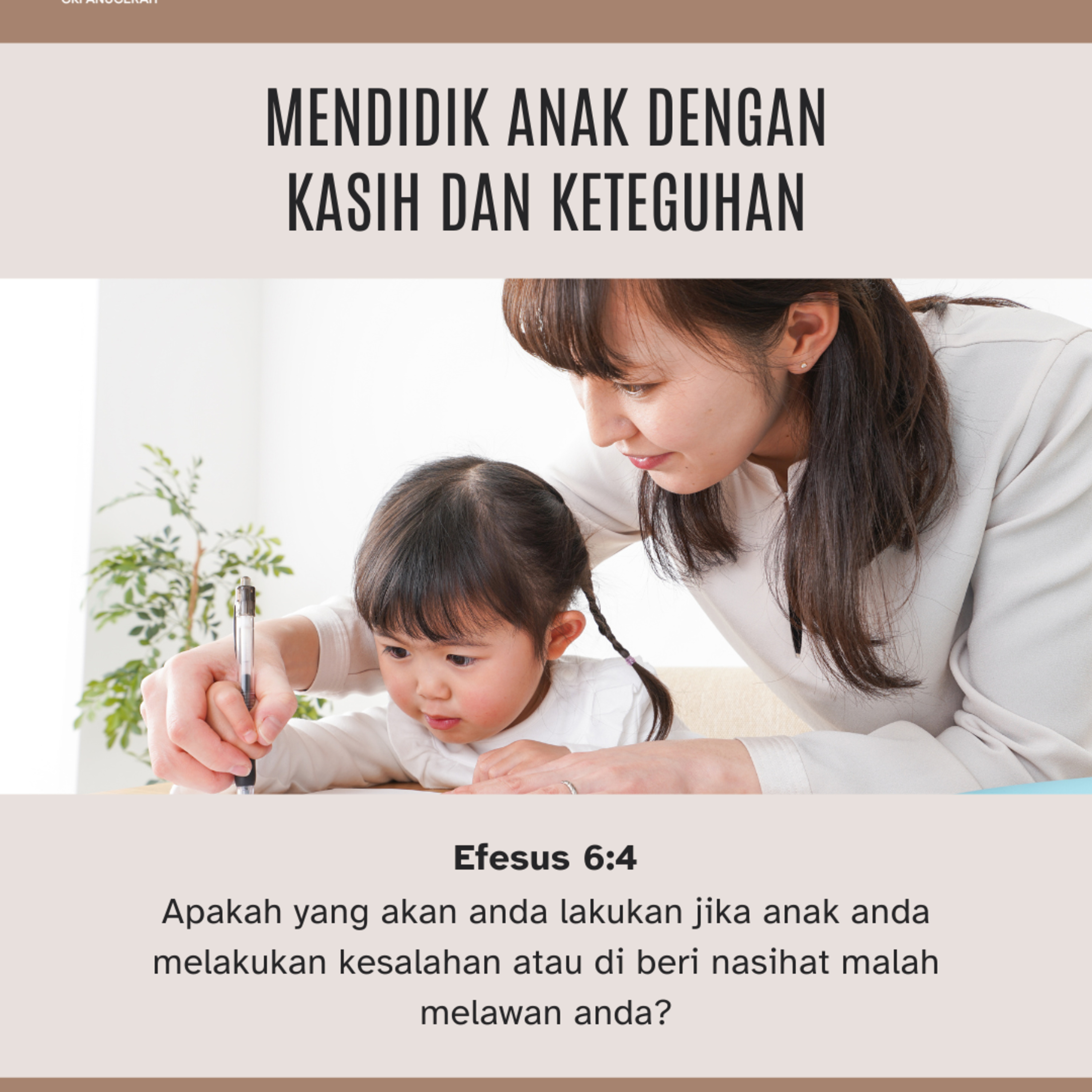 Mendidik Anak Dengan Kasih Dan Keteguhan | Renungan Harian GKI Anugerah | 21 Oktober 2024 episode artwork