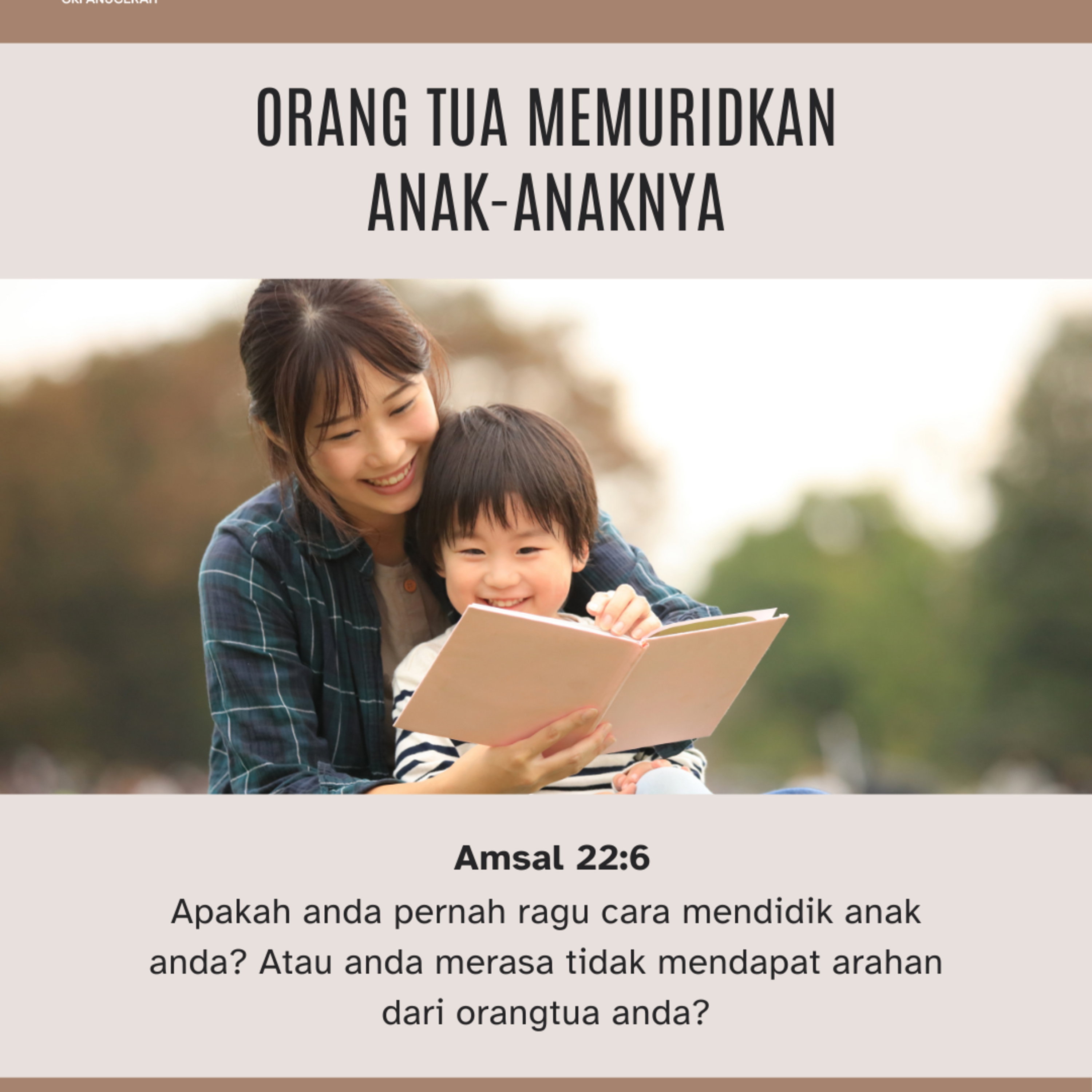 Orang Tua Memuridkan Anak-Anaknya | Renungan Harian GKI Anugerah | 22 Oktober 2024  episode artwork