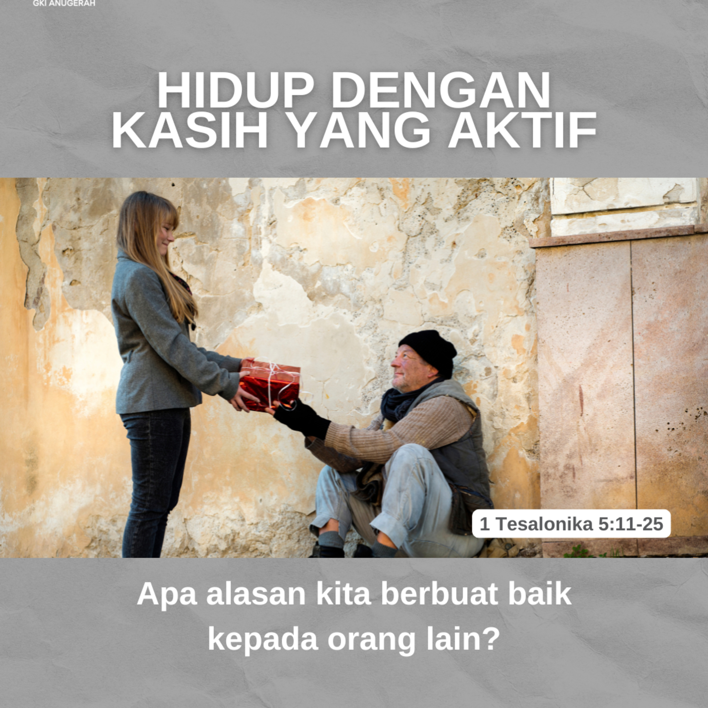 Hidup Dengan Kasih Yang Aktif | Renungan Harian GKI Anugerah | 04 November 2024  episode artwork