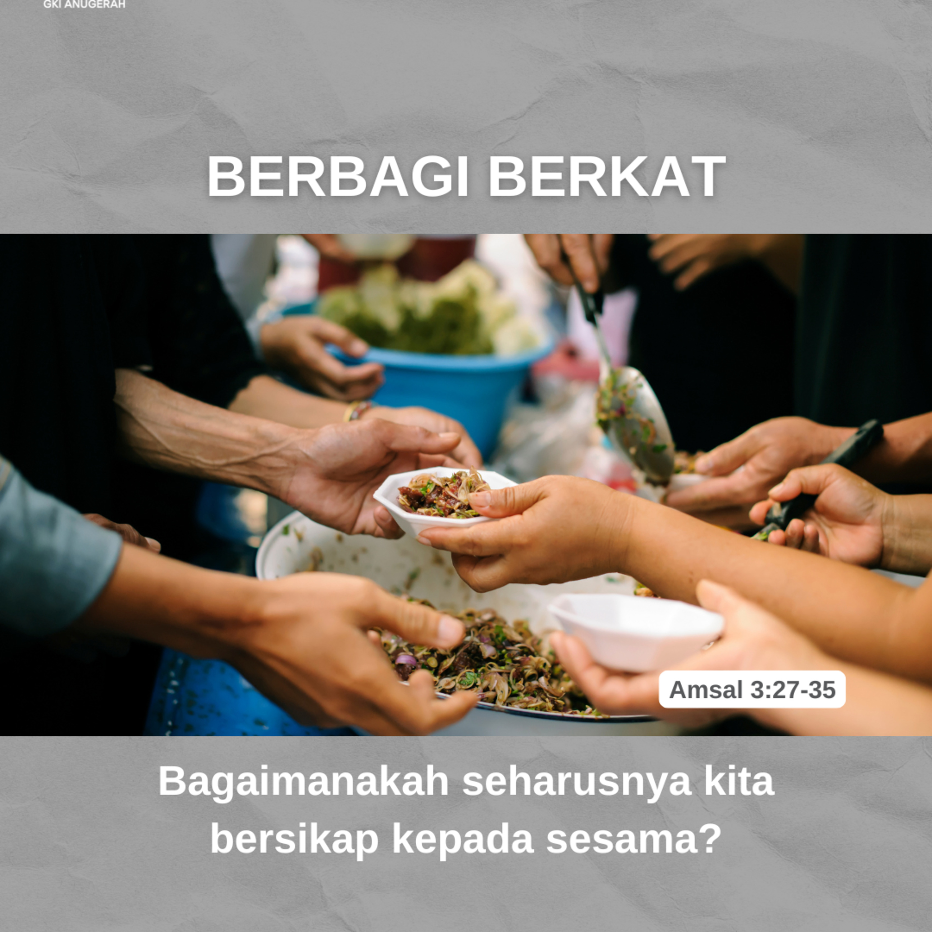 Berbagi Berkat | Renungan Harian GKI Anugerah | 09 November 2024  episode artwork