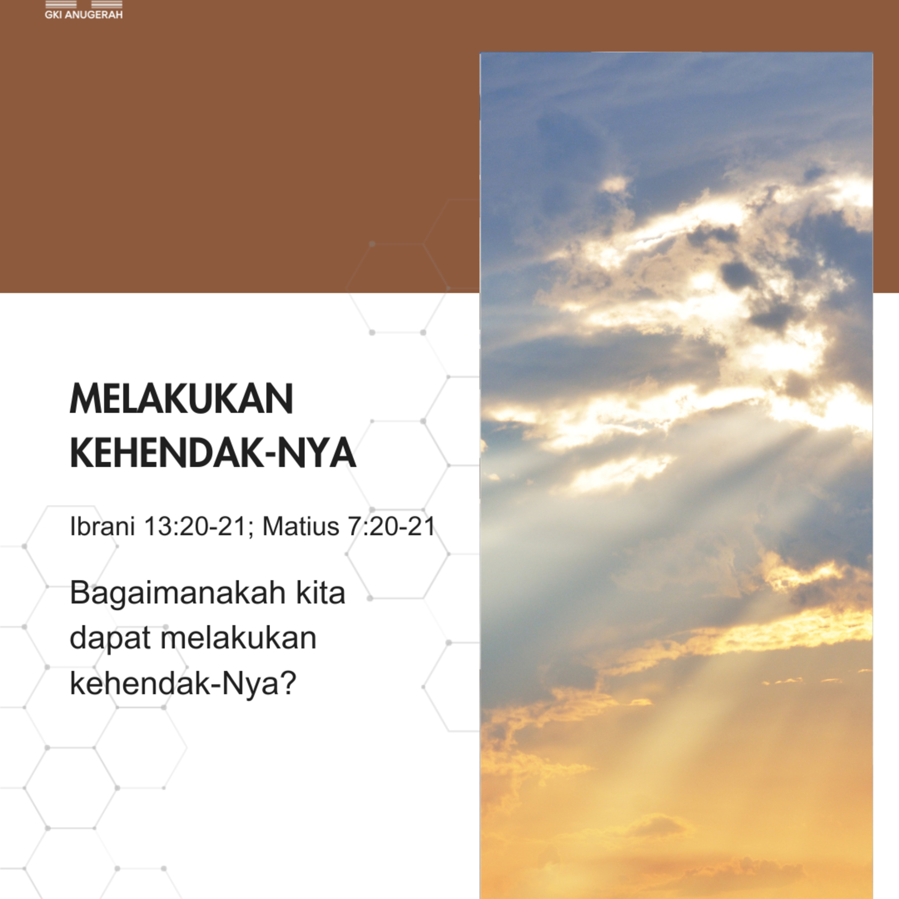 Melakukan Kehendak-Nya | Renungan Harian GKI Anugerah | 27 November 2024  episode artwork
