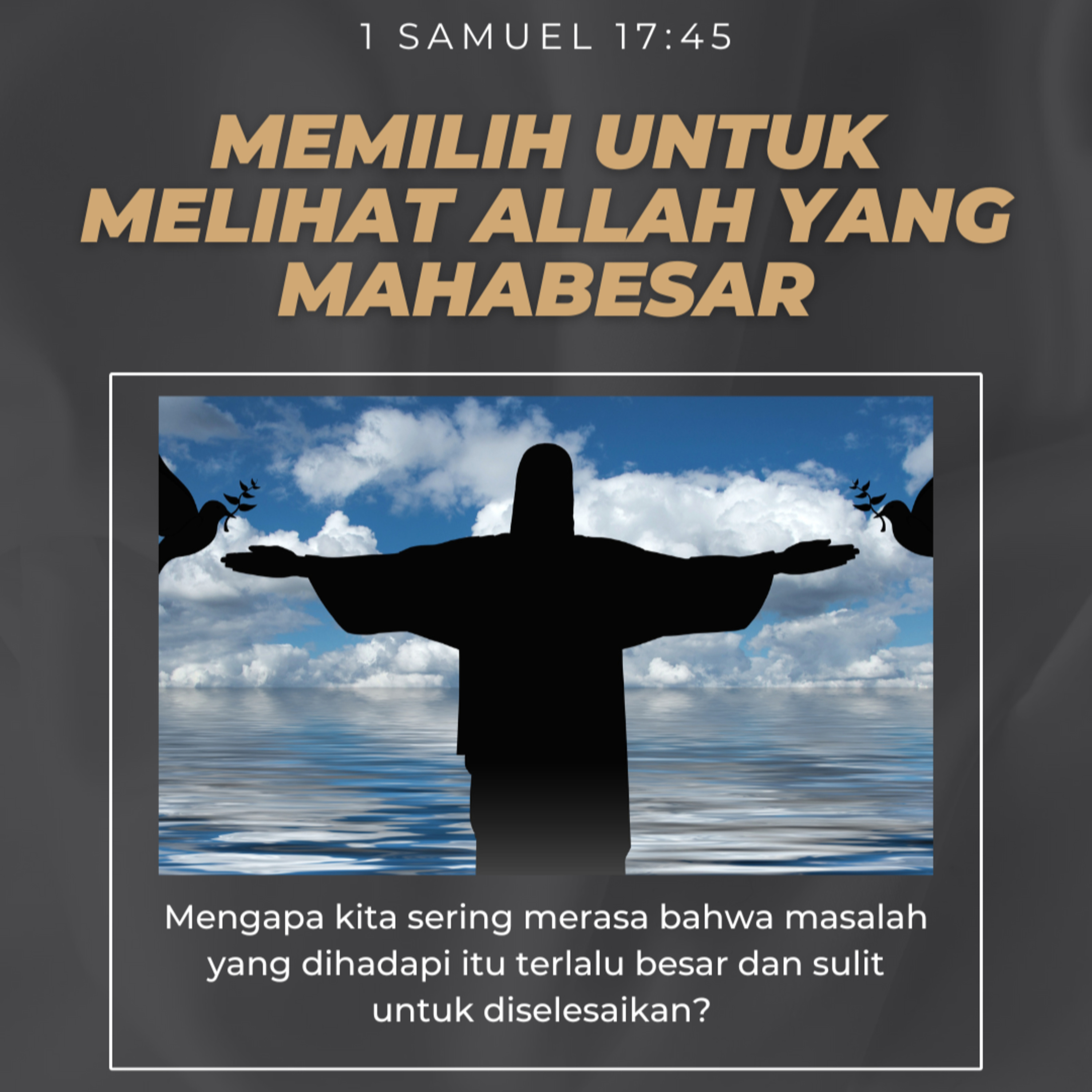 Memilih Untuk Melihat Allah Yang Mahabesar | Renungan Harian GKI Anugerah | 02 Januari 2025  episode artwork