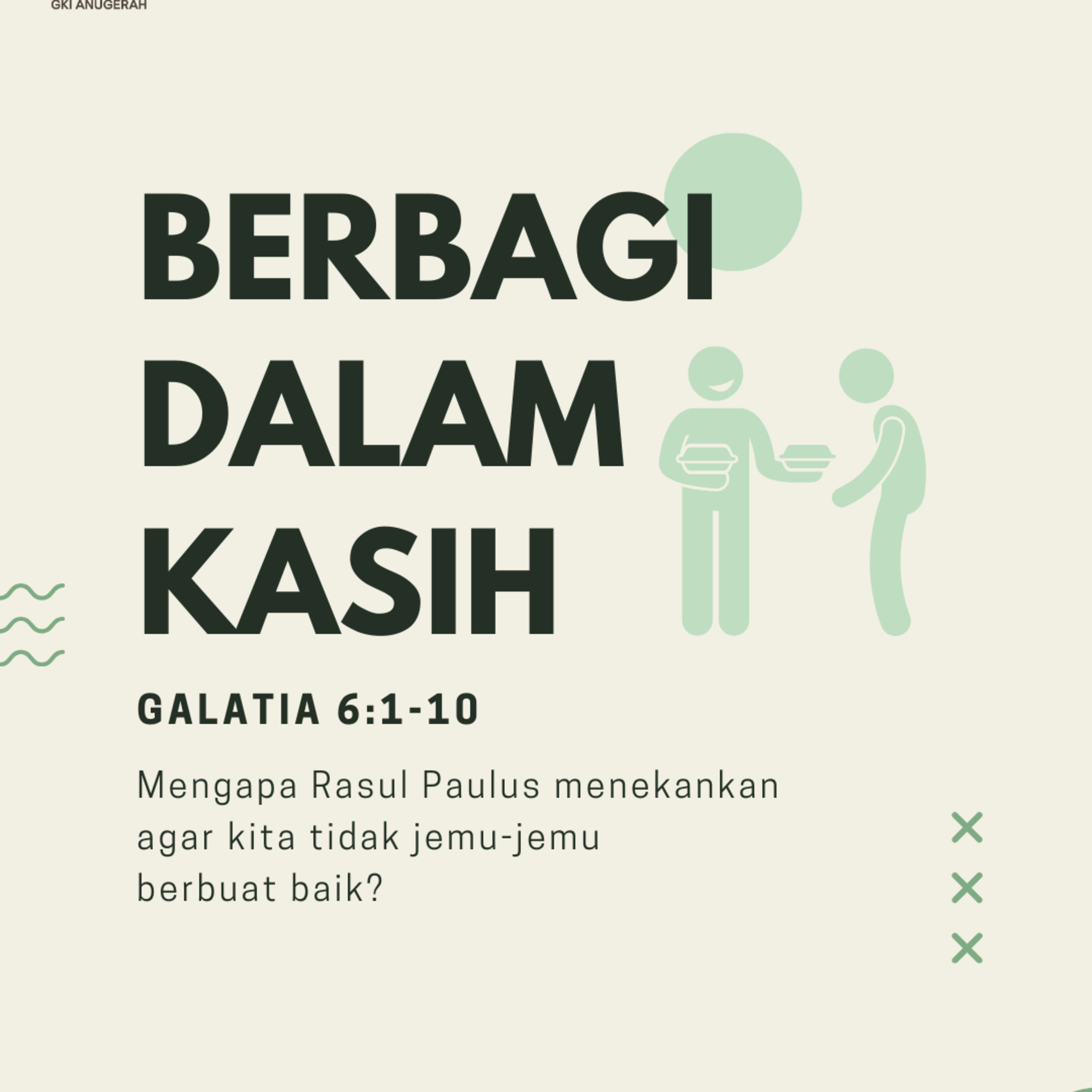 Berbagi Dalam Kasih | Renungan Harian GKI Anugerah | 16 Januari 2025  episode artwork