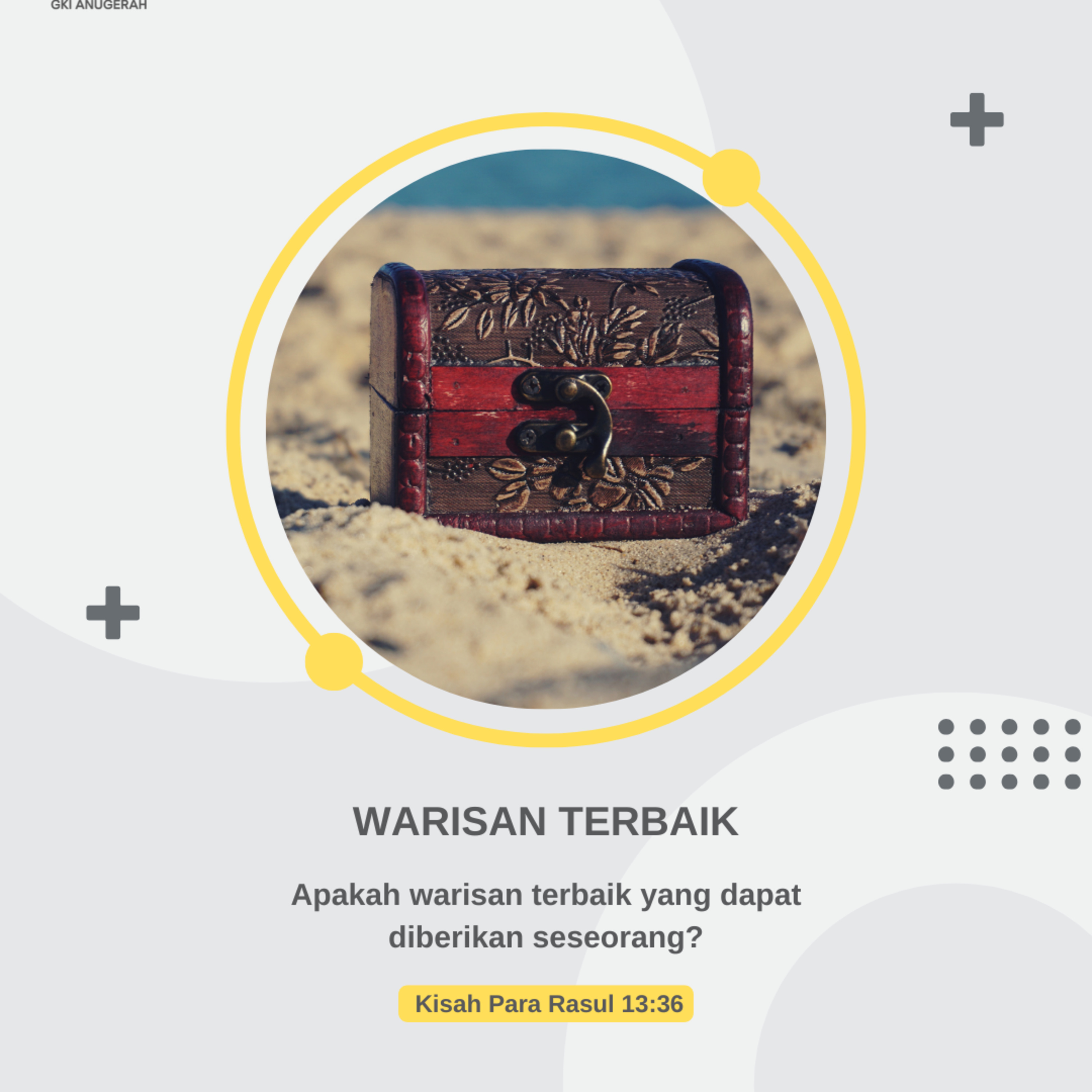 Warisan Terbaik | Renungan Harian GKI Anugerah | 25 Januari 2025  episode artwork