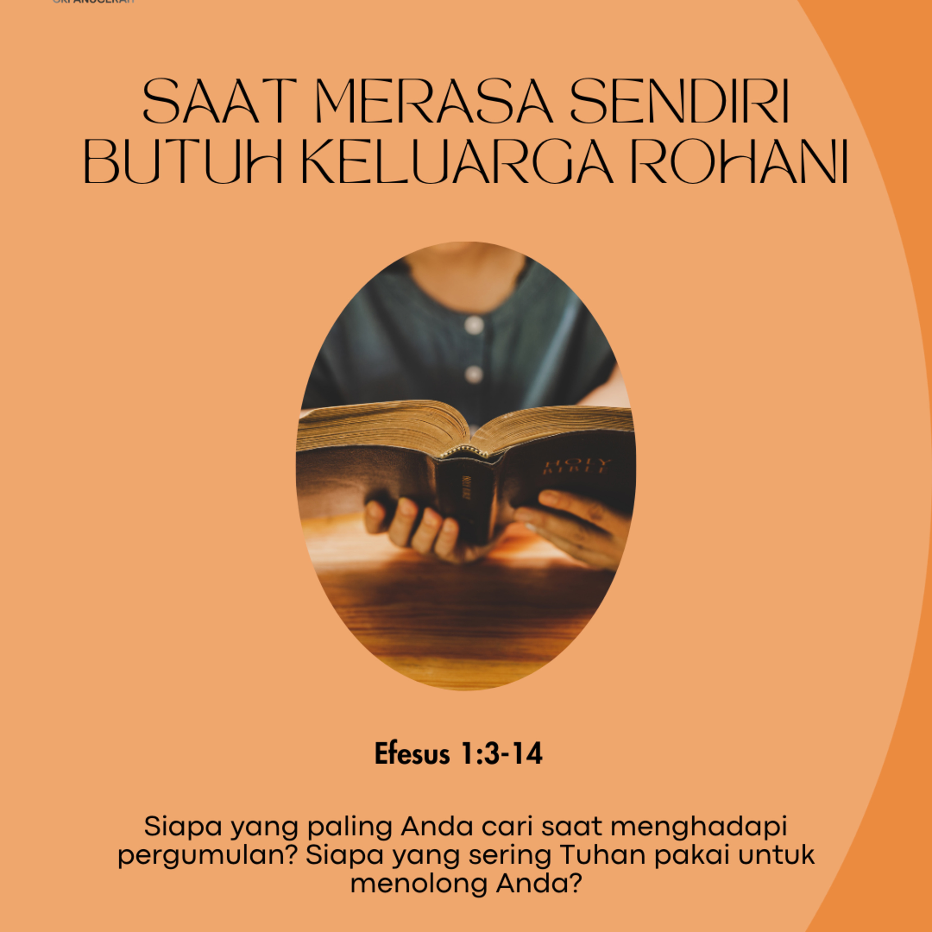 Saat Merasa Sendiri Butuh Keluarga Rohani | Renungan Harian GKI Anugerah | 18 Februari 2025  episode artwork