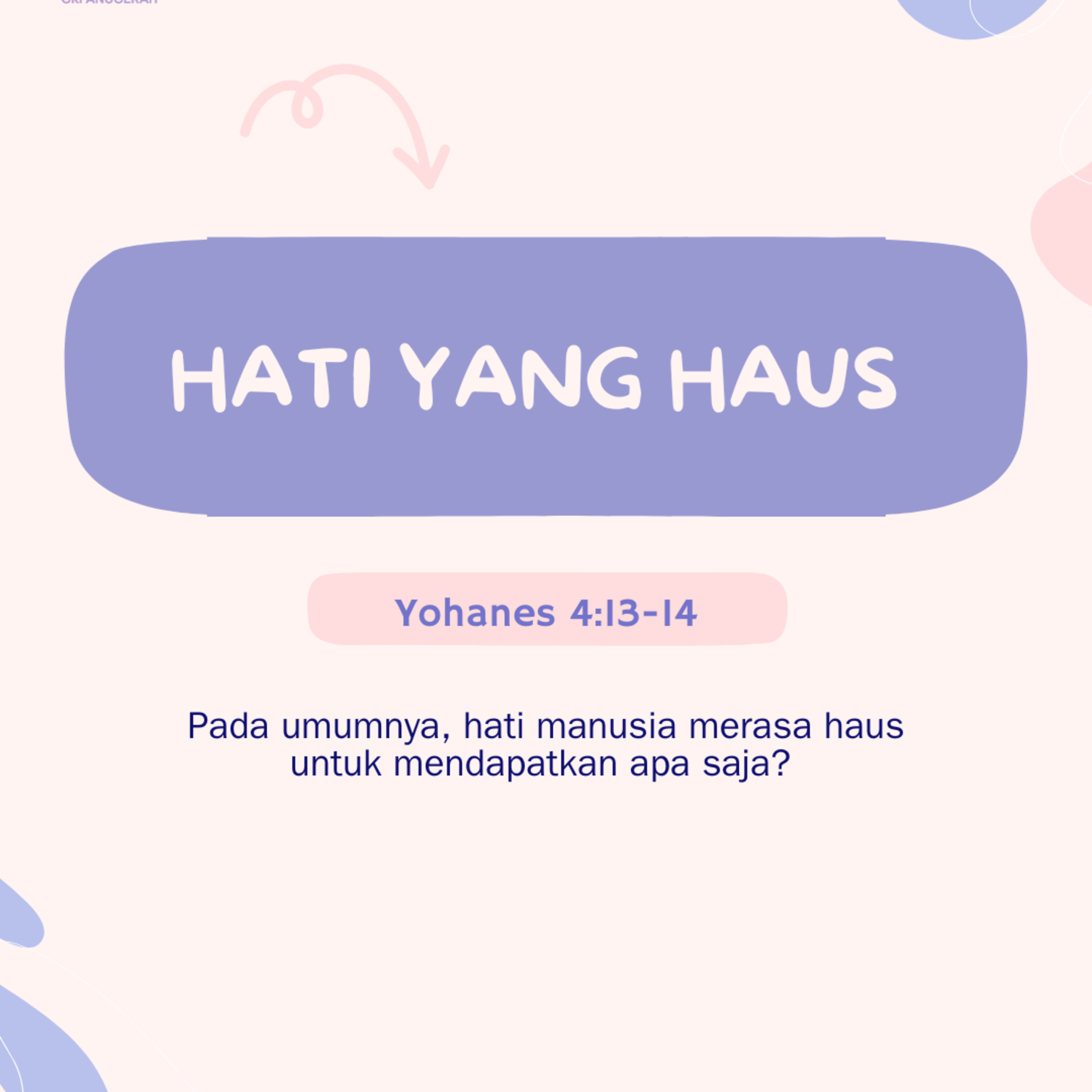 Hati Yang Haus | Renungan Harian GKI Anugerah | 14 Maret 2025  episode artwork