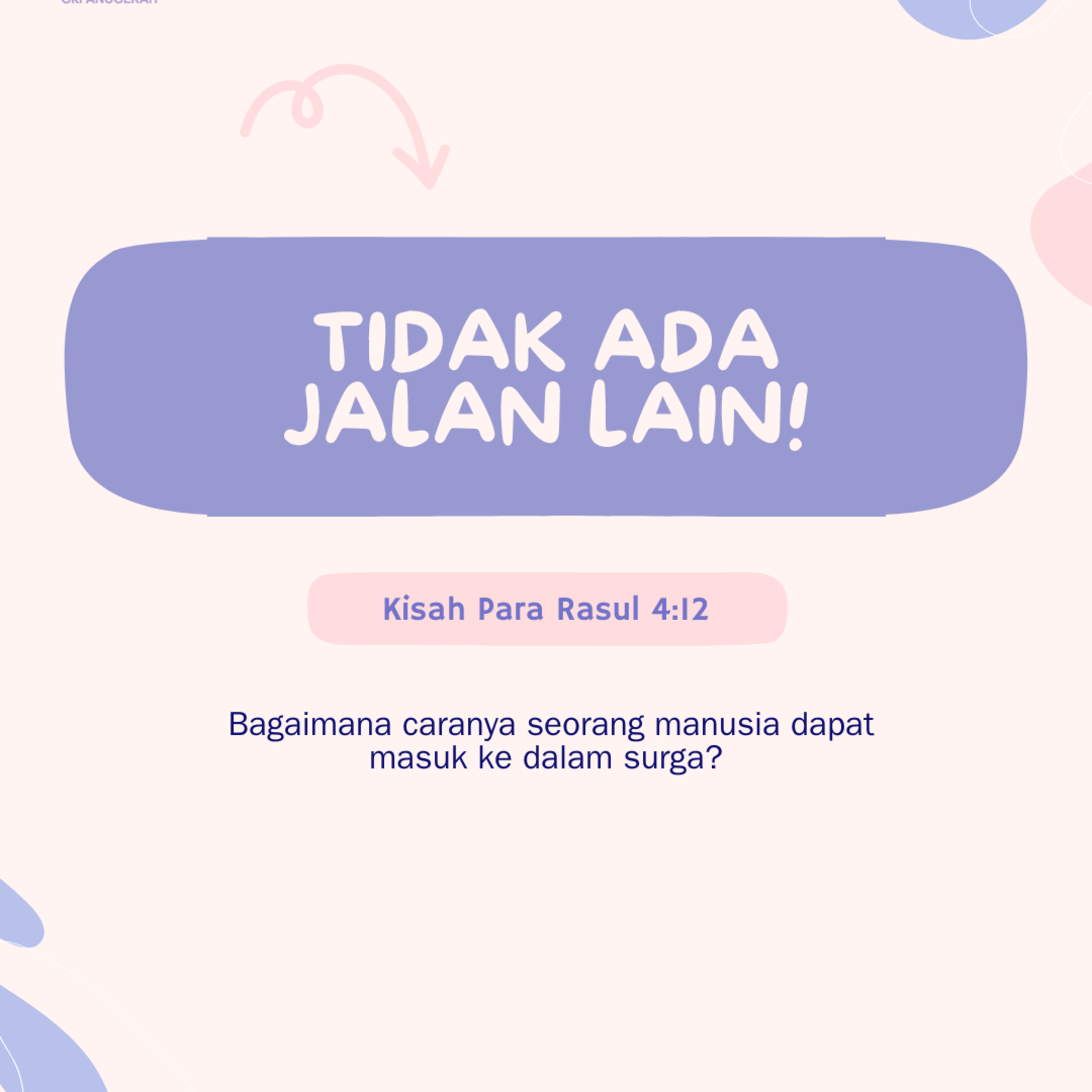 Tidak Ada Jalan Lain! | Renungan Harian GKI Anugerah | 15 Maret 2025  episode artwork