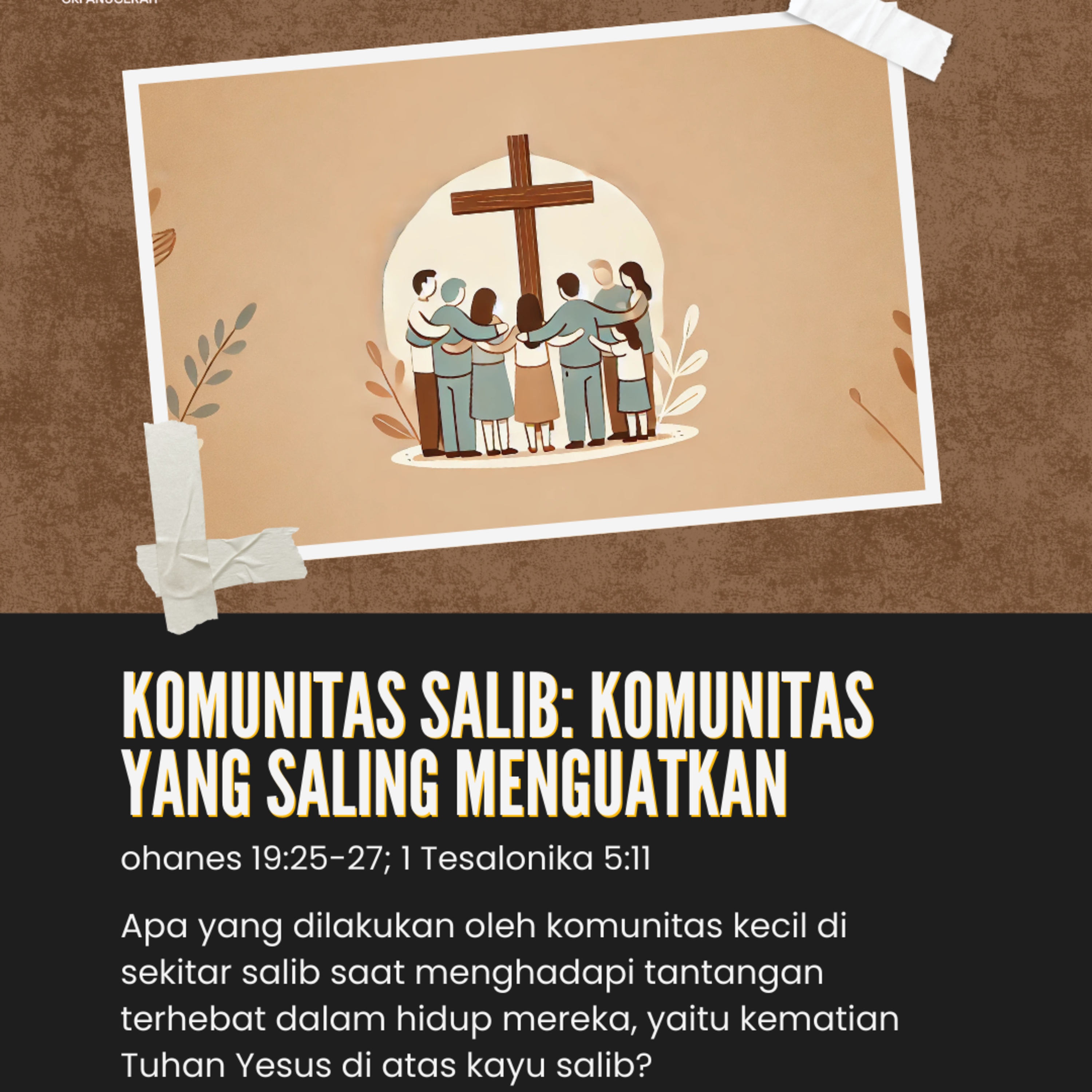 Komunitas Salib: Komunitas Yang Saling Menguatkan | Renungan Harian GKI Anugerah | 19 Maret 2025  episode artwork