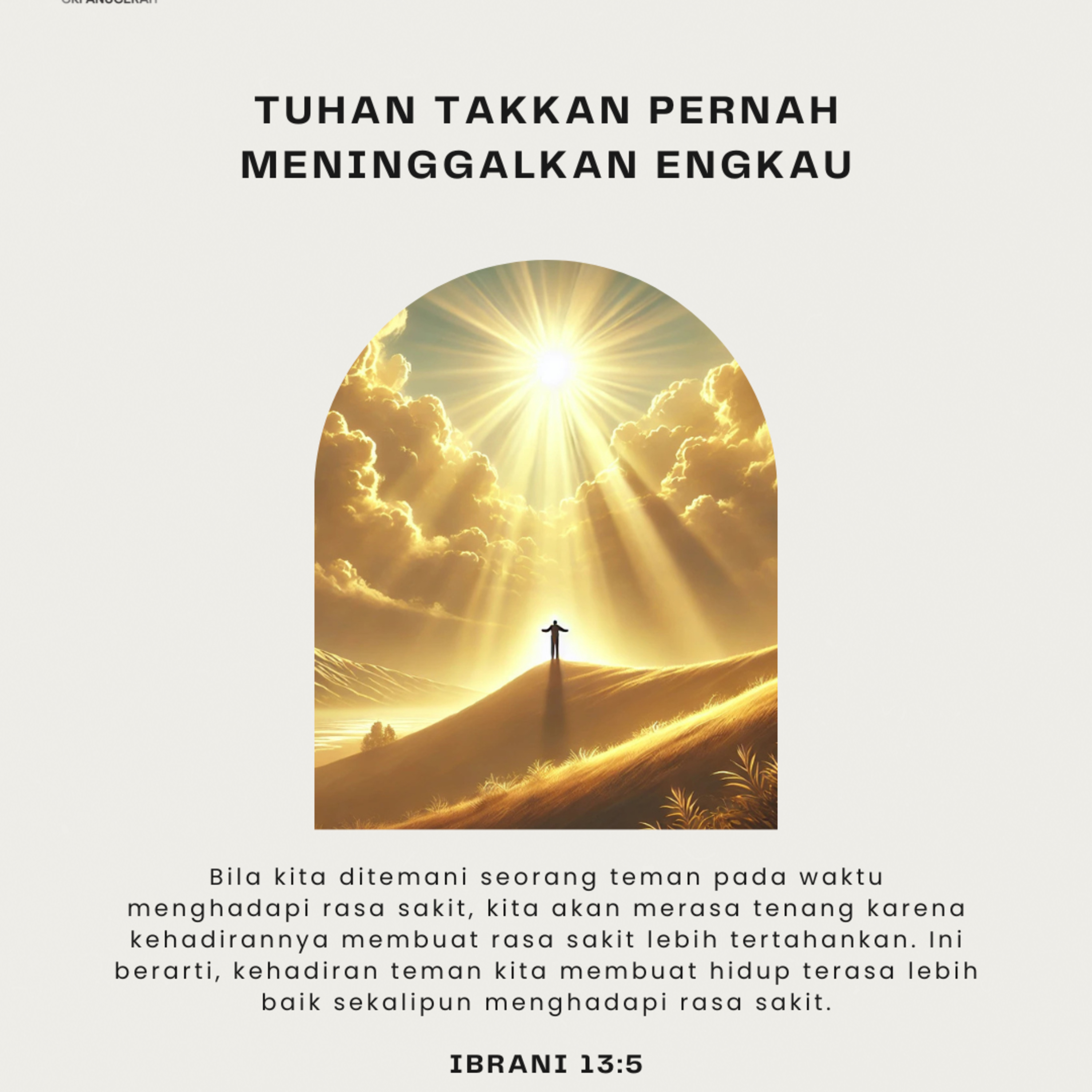 Tuhan Takkan Pernah Meninggalkan Engkau | Renungan Harian GKI Anugerah | 28 Maret 2025  episode artwork