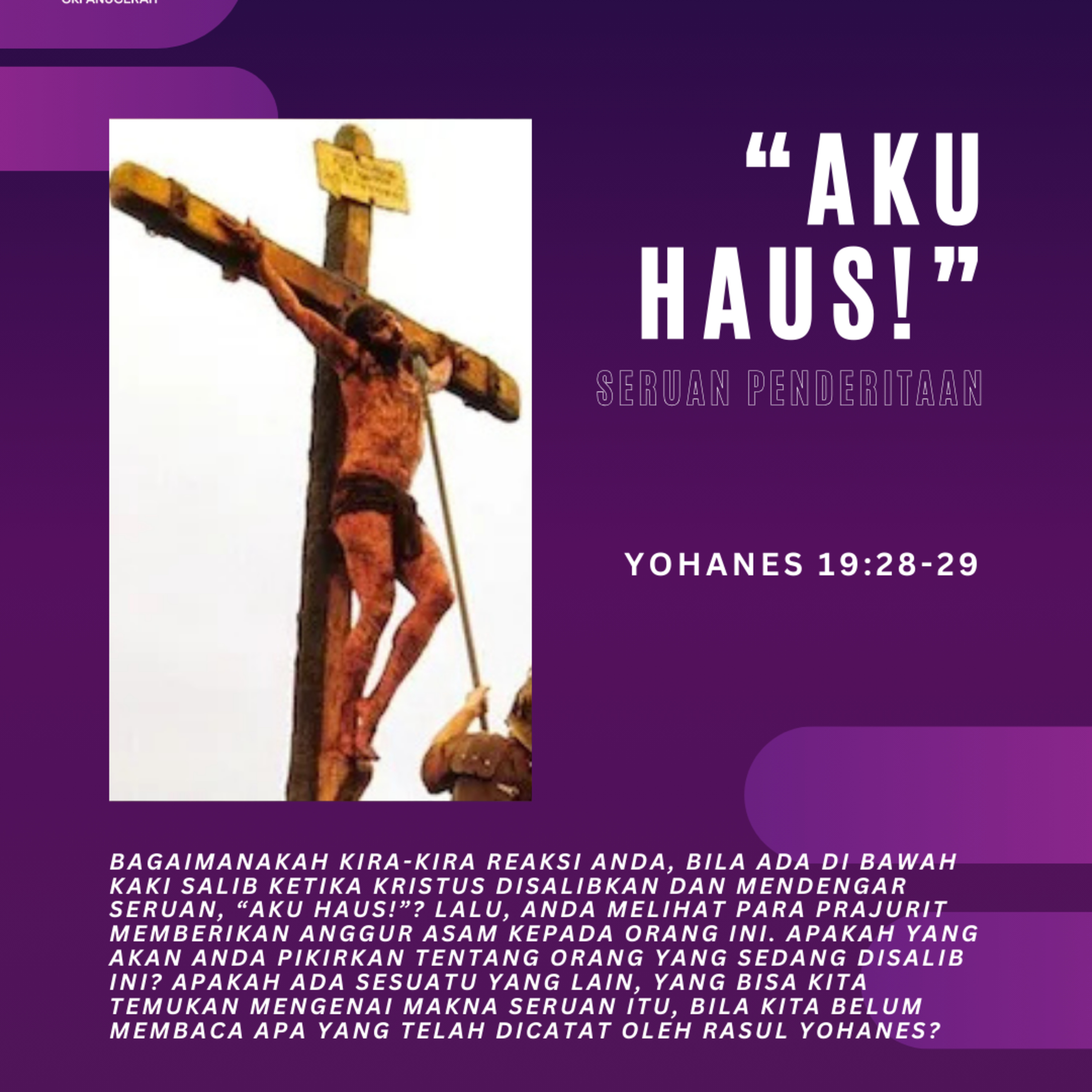 “Aku Haus!” Seruan Penderitaan | Renungan Harian GKI Anugerah | 02 April 2025  episode artwork