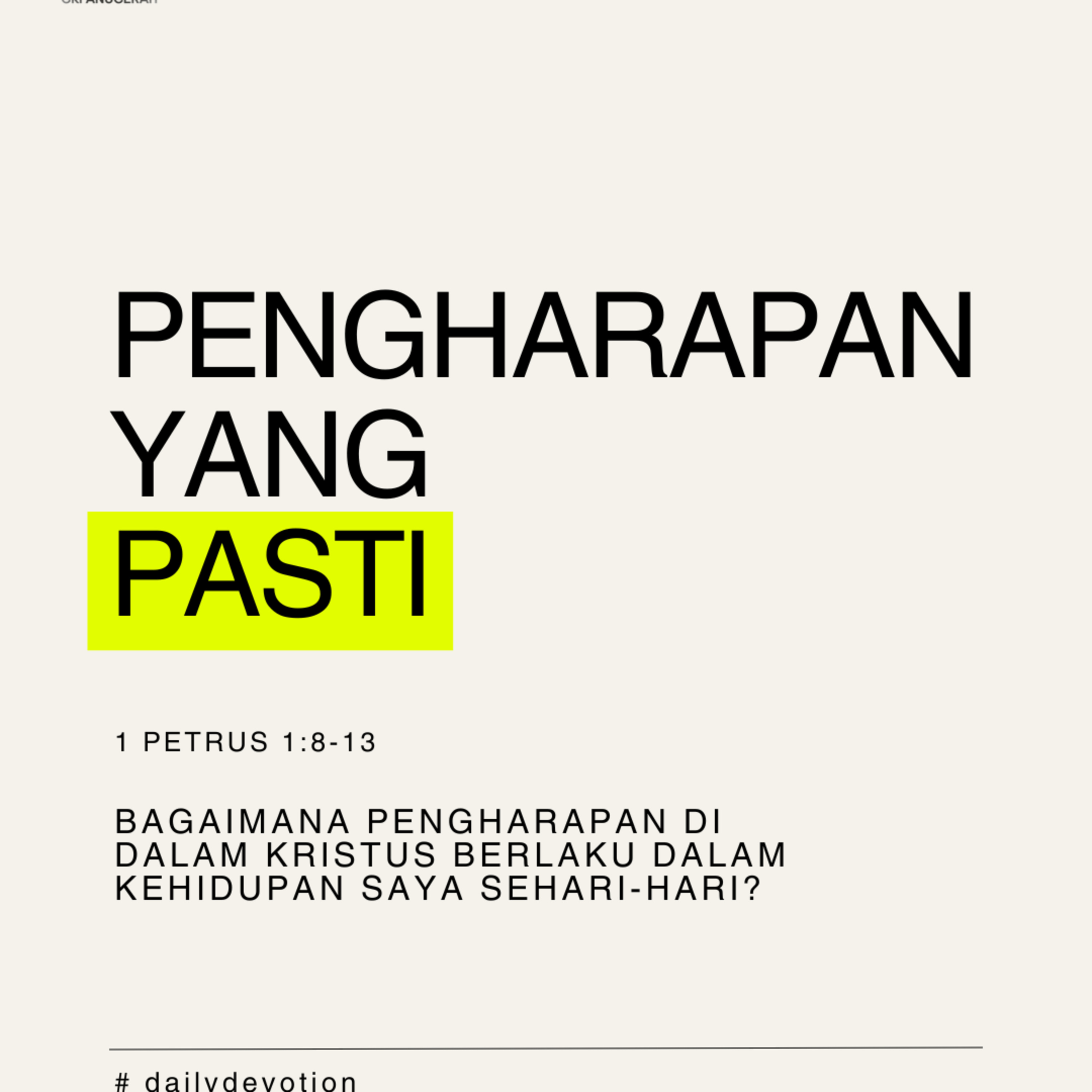 RHGKIA - Renungan Harian GKI Anugerah