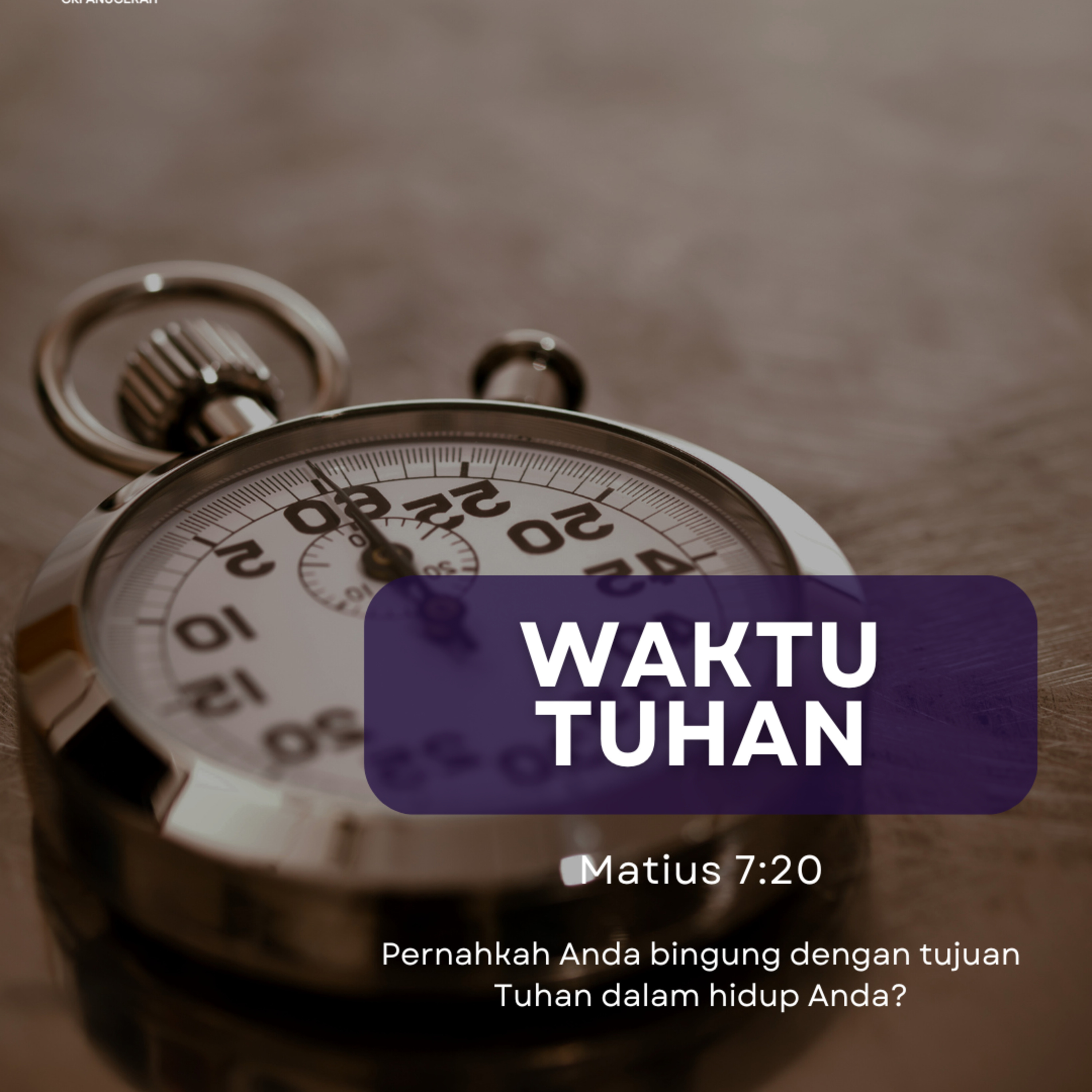 Waktu Tuhan | Renungan Harian GKI Anugerah | 19 April 2025 episode artwork