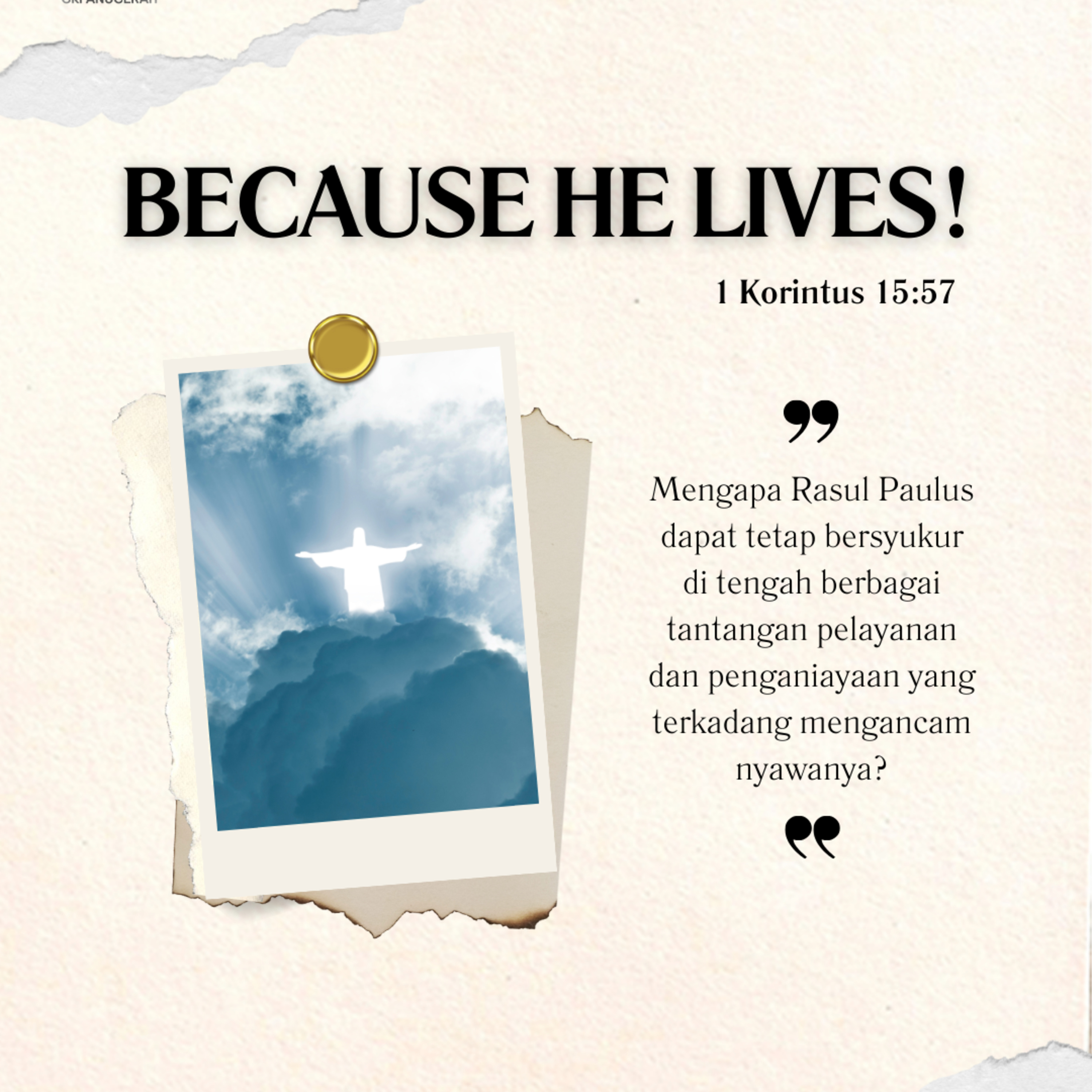 Because He Lives! | Renungan Harian GKI Anugerah | 21 April 2025 episode artwork