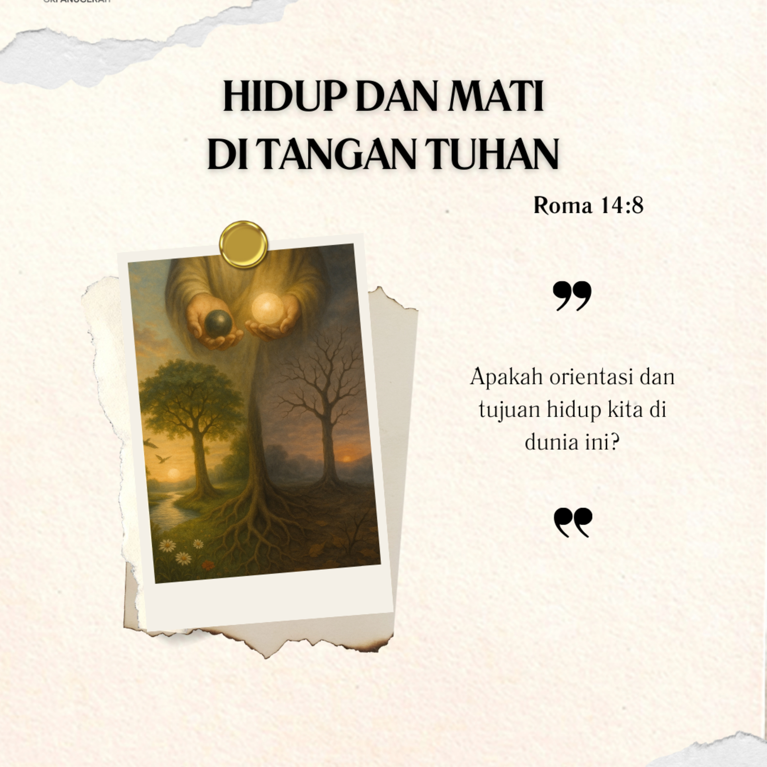 Hidup Dan Mati Di Tangan Tuhan | Renungan Harian GKI Anugerah | 23 April 2025 episode artwork