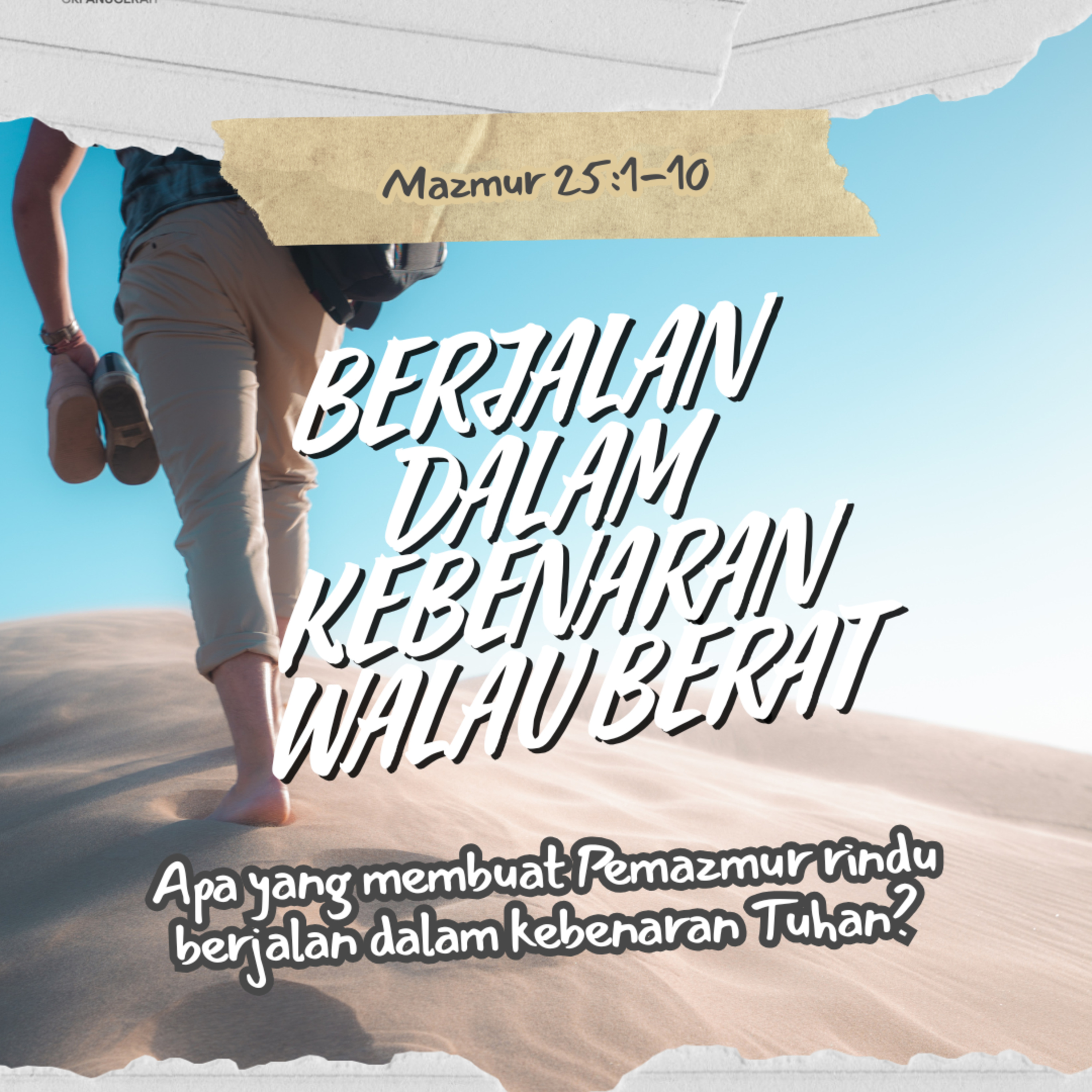 Berjalan Dalam Kebenaran Walau Berat | Renungan Harian GKI Anugerah | 09 Mei 2025 episode artwork