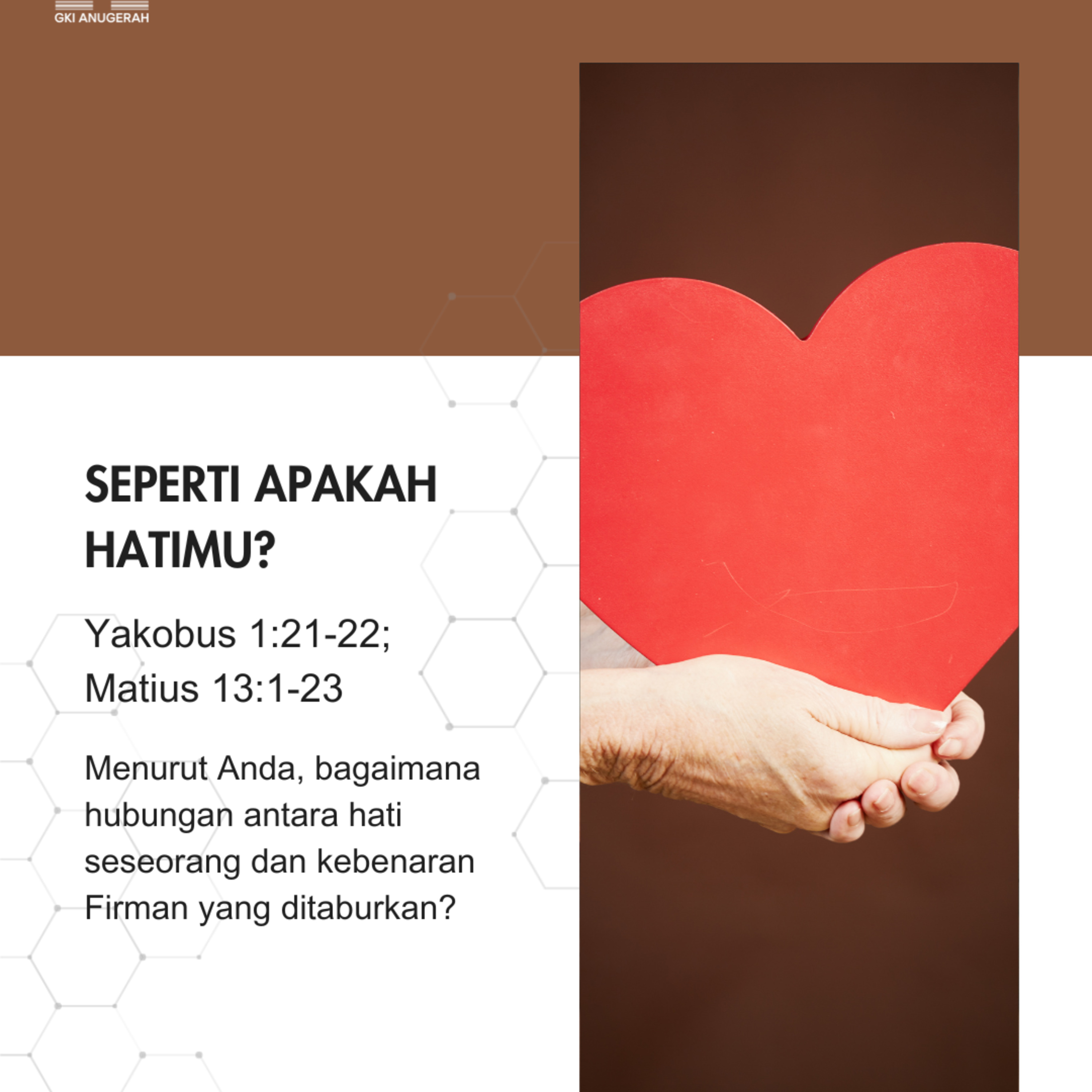 Seperti Apakah Hatimu? | Renungan Harian GKI Anugerah | 13 Mei 2025 episode artwork