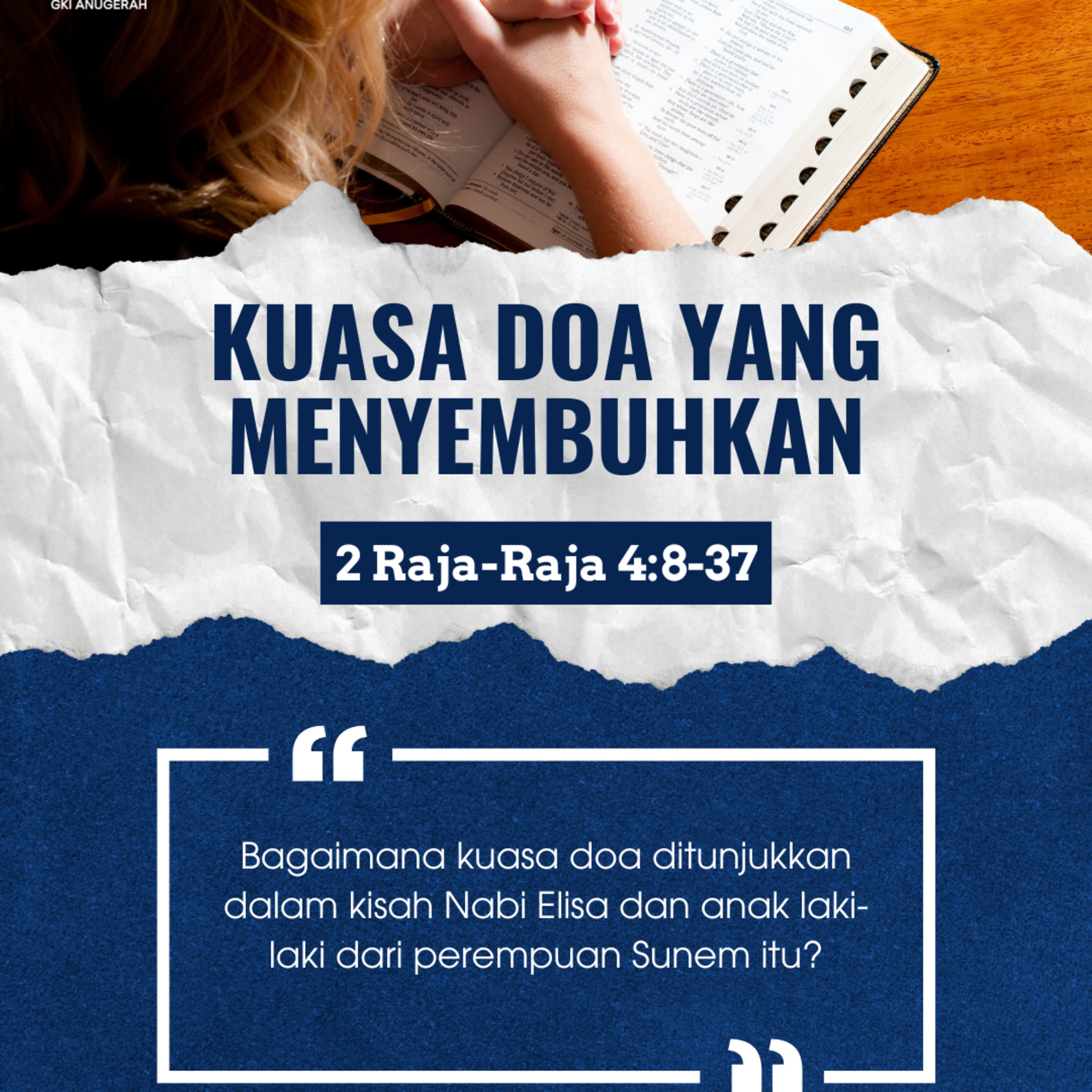 Kuasa Doa Yang Menyembuhkan | Renungan Harian GKI Anugerah | 27 Mei 2025 episode artwork