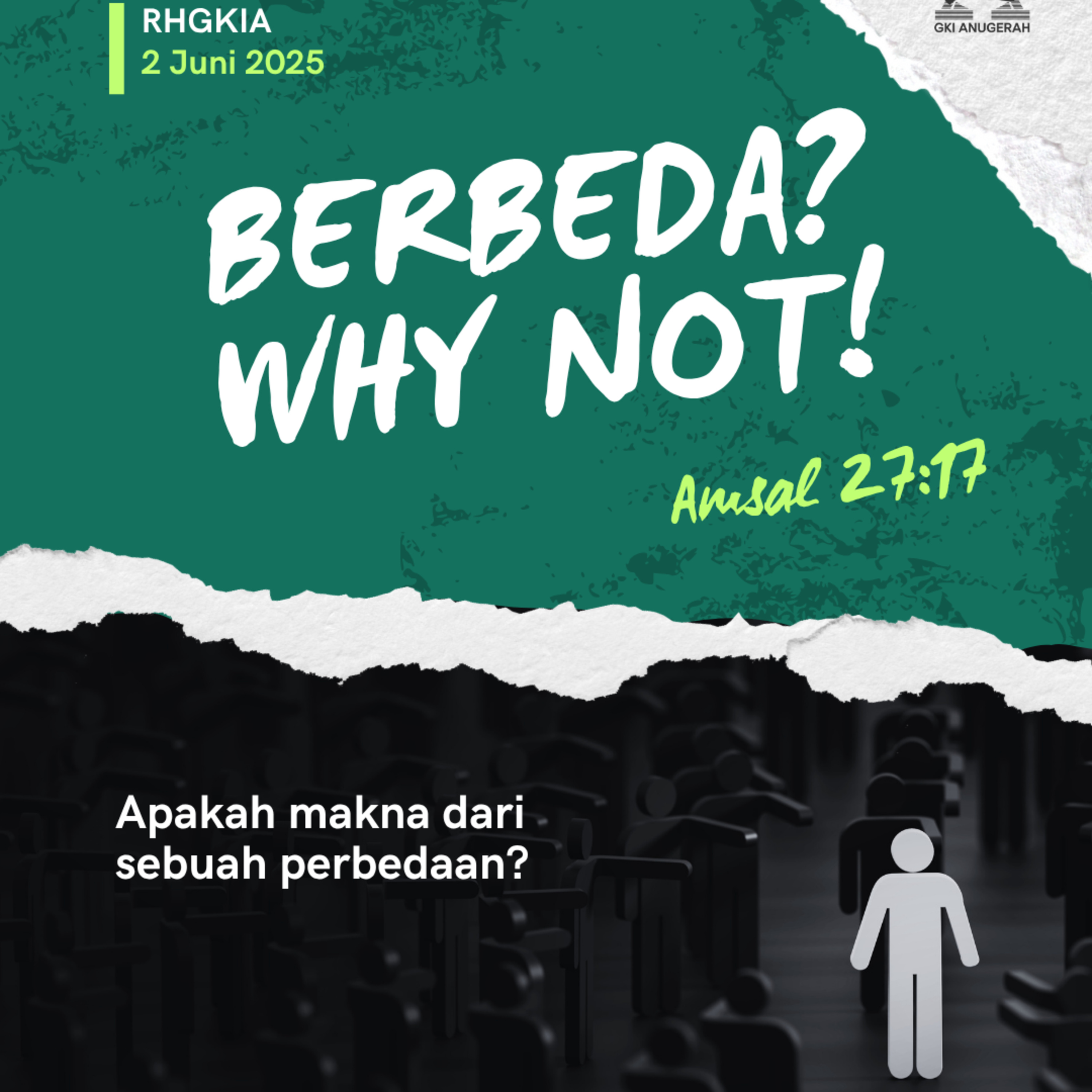 Berbeda? Why Not! | Renungan Harian Gki Anugerah | 02 Jun 2025 episode artwork