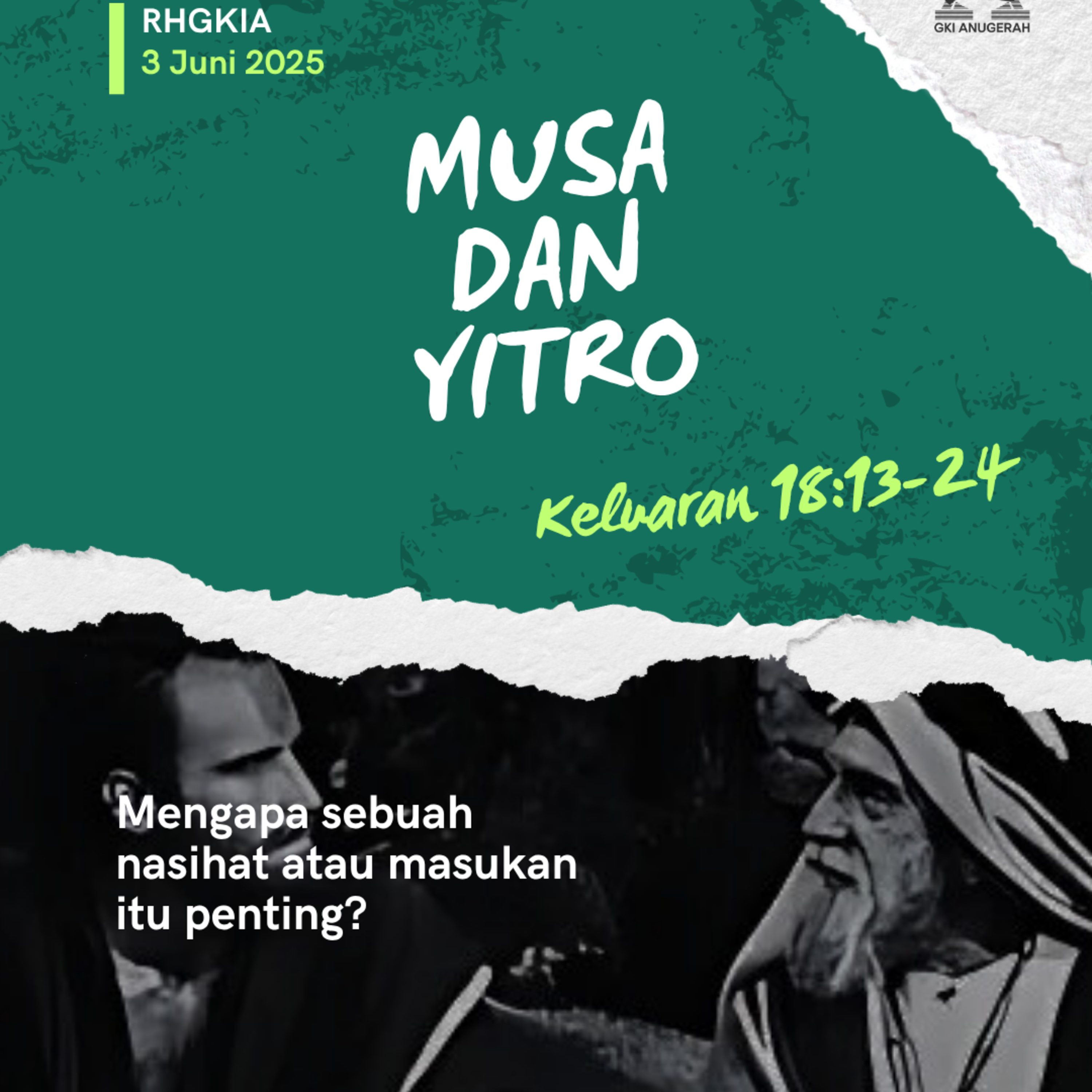 Musa Dan Yitro | Renungan Harian Gki Anugerah | 03 Jun 2025 episode artwork