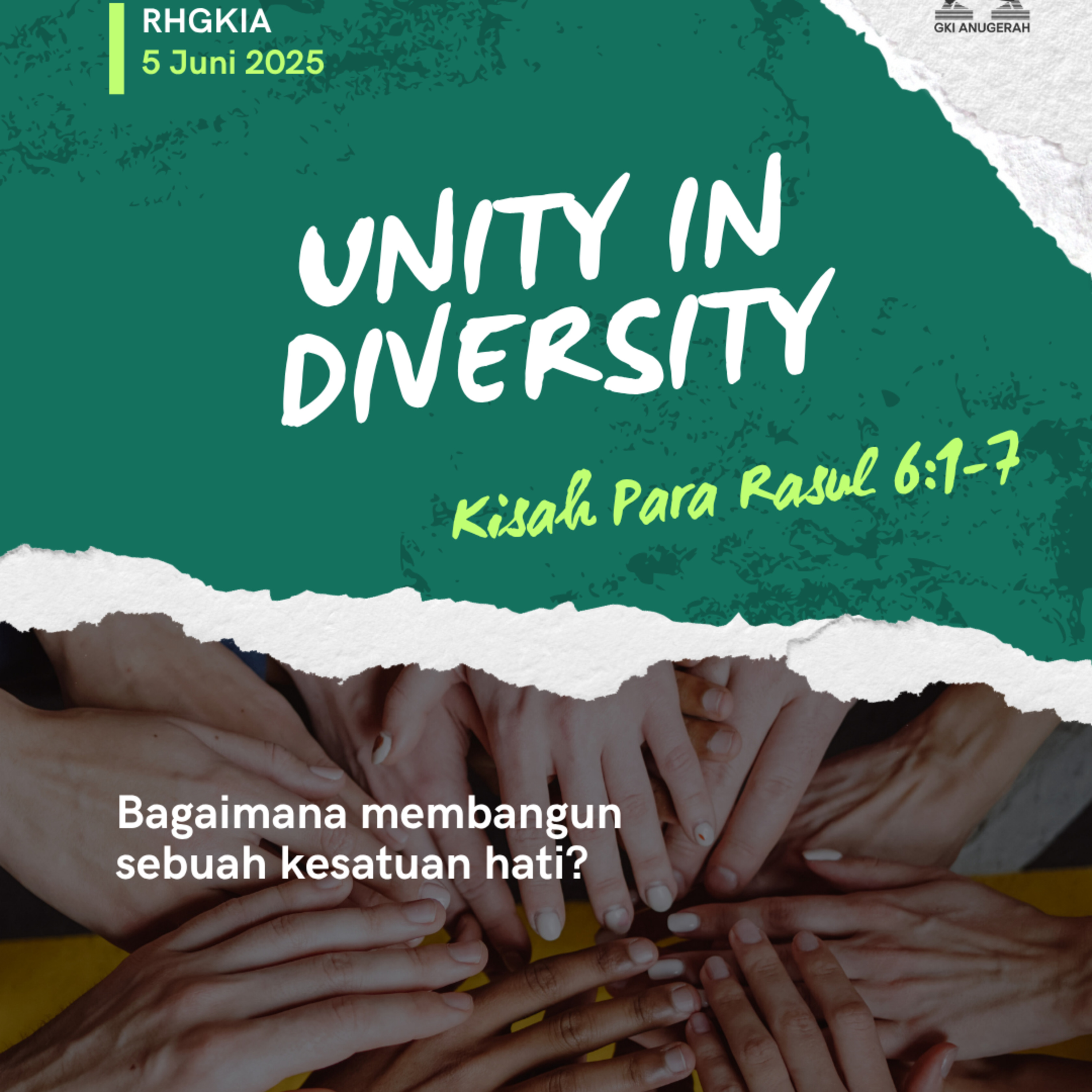 Unity In Diversity | Renungan Harian Gki Anugerah | 05 Jun 2025  episode artwork