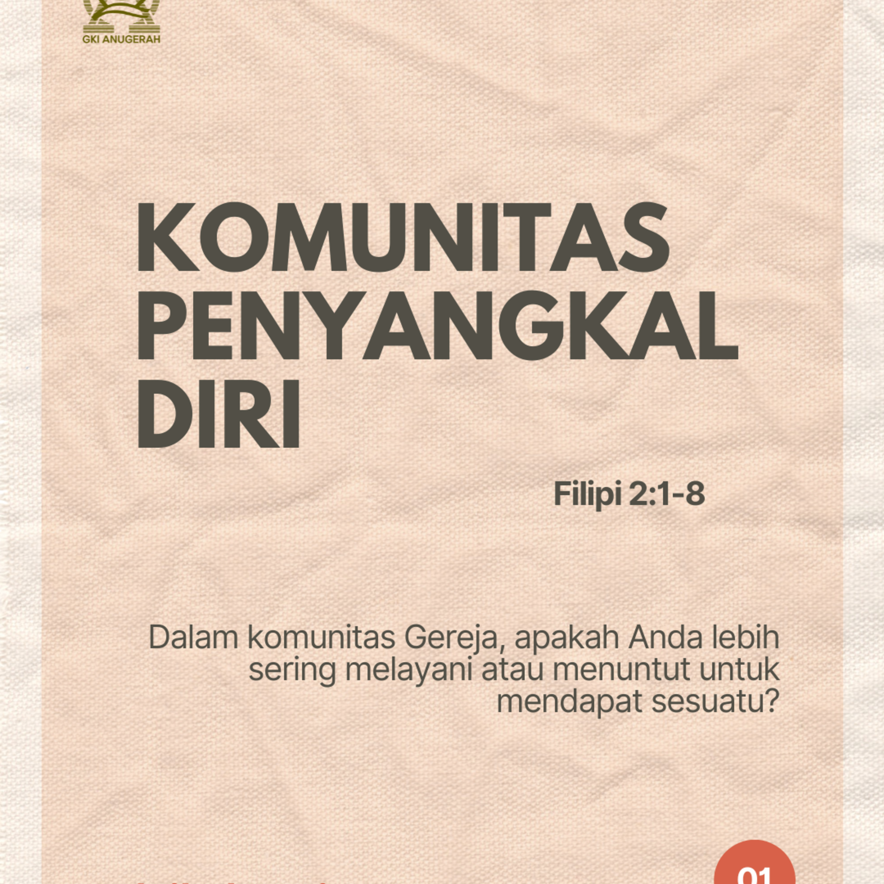 Komunitas Penyangkal Diri | Renungan Harian GKI Anugerah | 17 Juni 2025  episode artwork