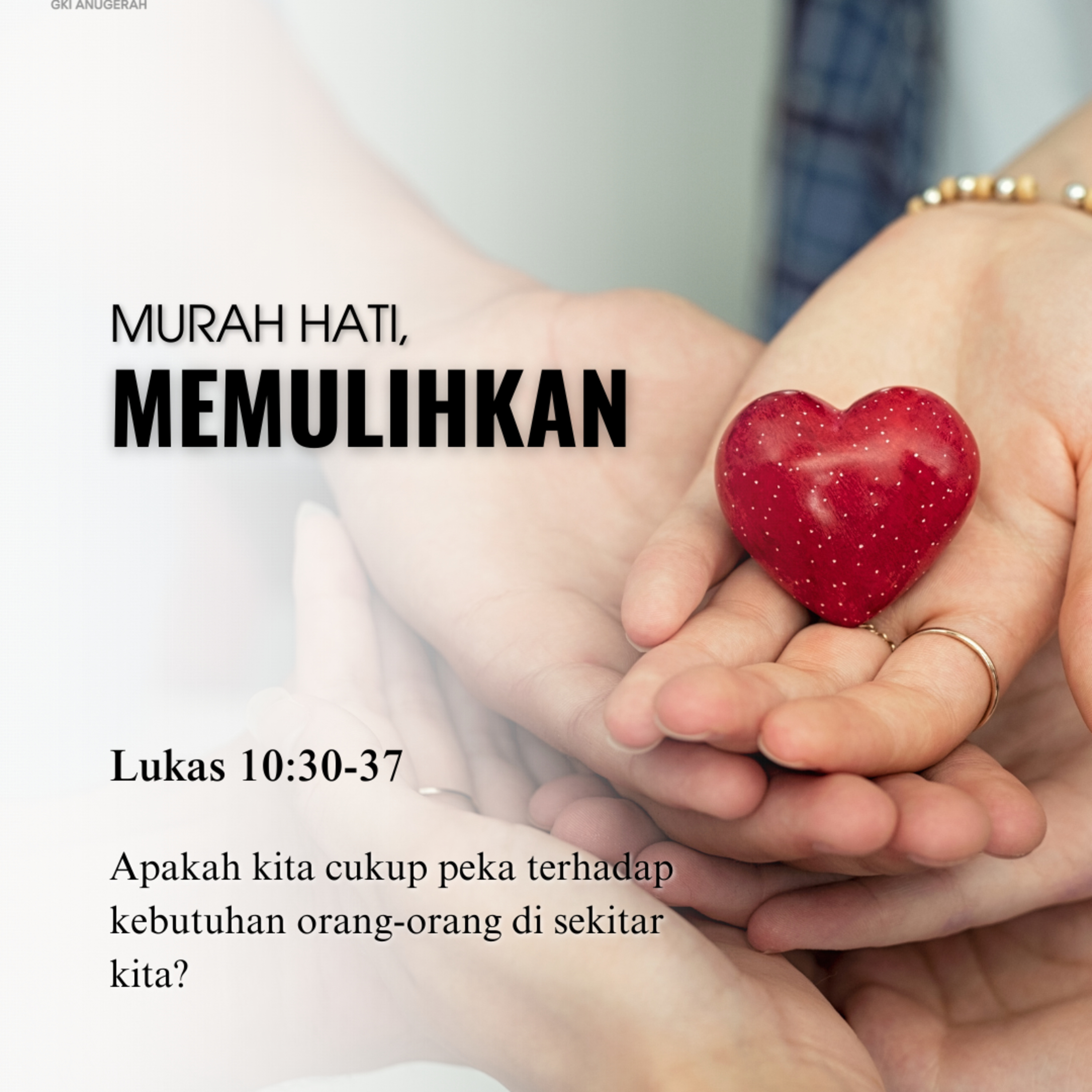 Murah Hati, Memulihkan | Renungan Harian GKI Anugerah | 29 Juli 2025  episode artwork