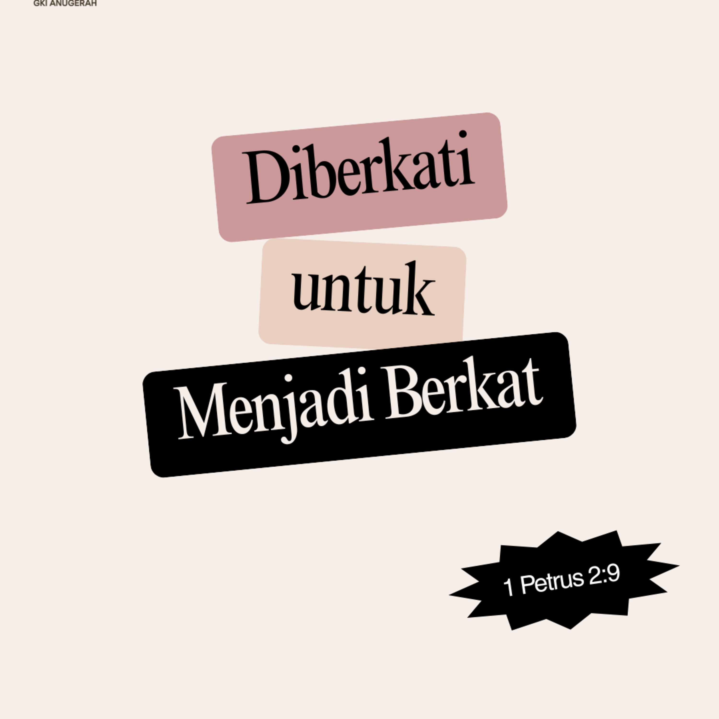 Diberkati untuk Menjadi Berkat | Renungan Harian GKI Anugerah | 11 Agustus 2025  episode artwork
