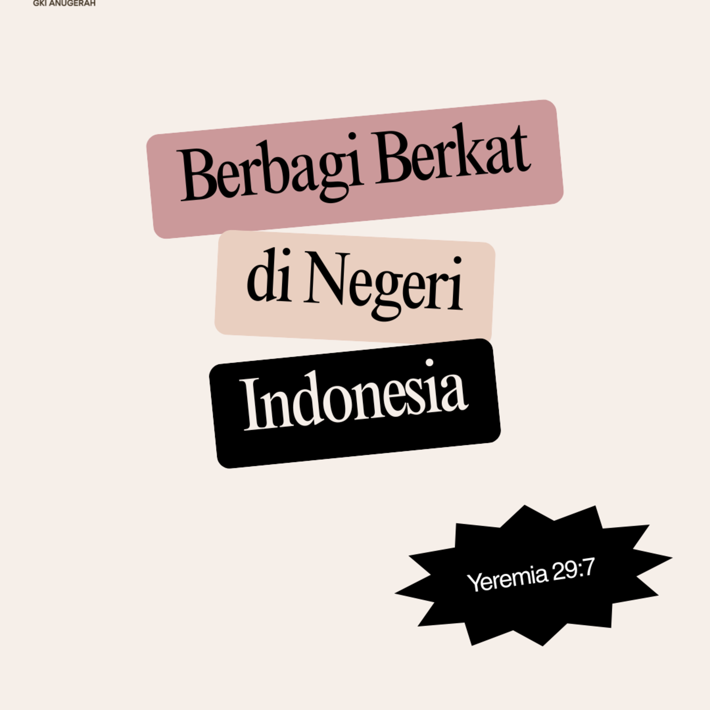 Berbagi Berkat di Negeri Indonesia | Renungan Harian GKI Anugerah | 16 Agustus 2025  episode artwork