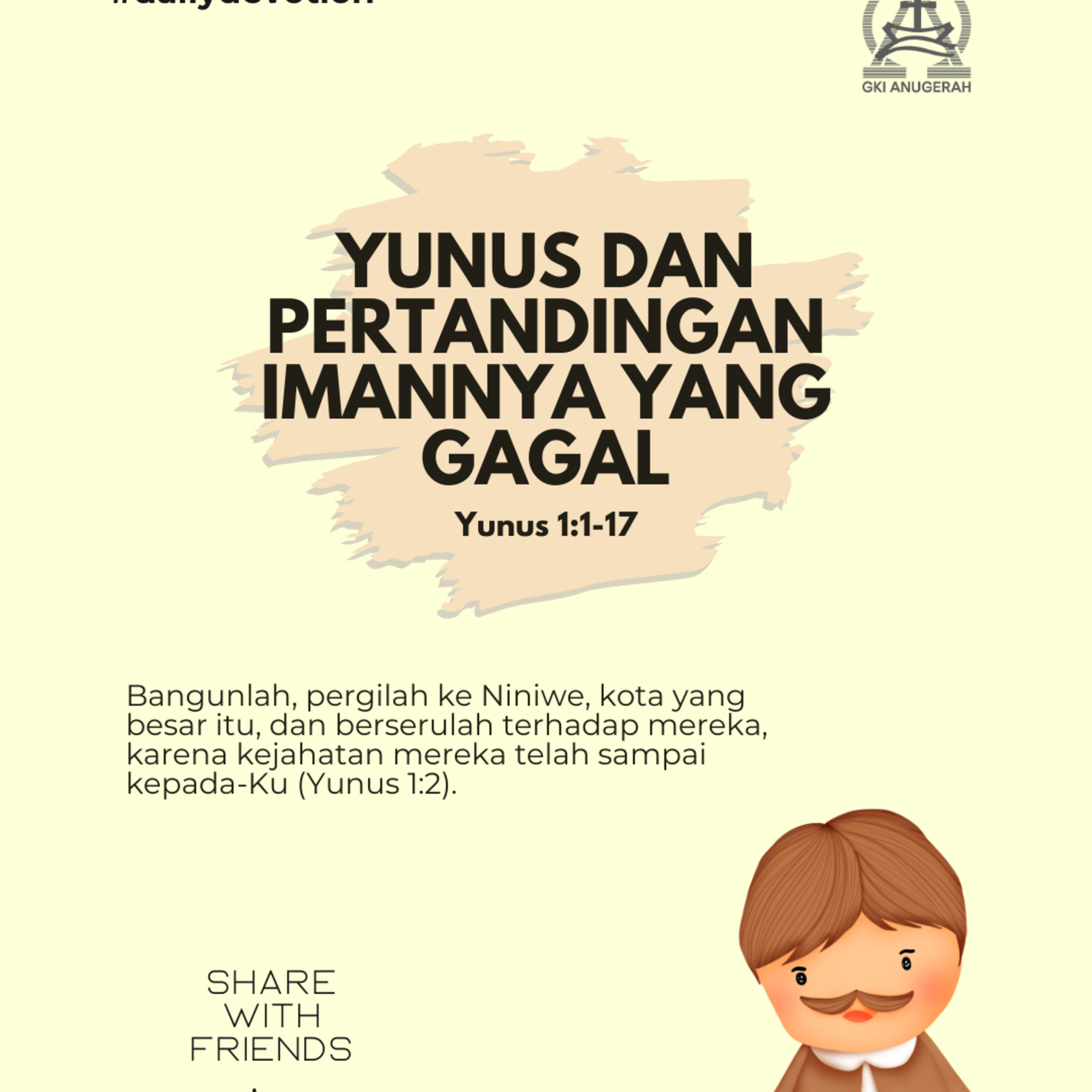 Yunus dan Pertandingan Imannya yang Gagal | Renungan Harian GKI Anugerah | 20 Agustus 2025  episode artwork
