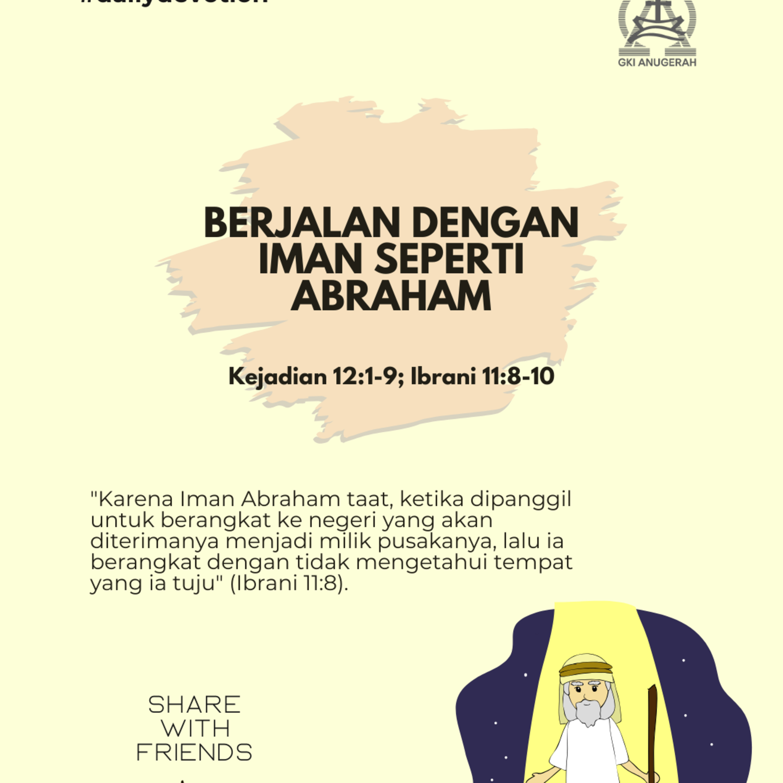 Berjalan dengan Iman seperti Abraham | Renungan Harian GKI Anugerah | 23 Agustus 2025  episode artwork