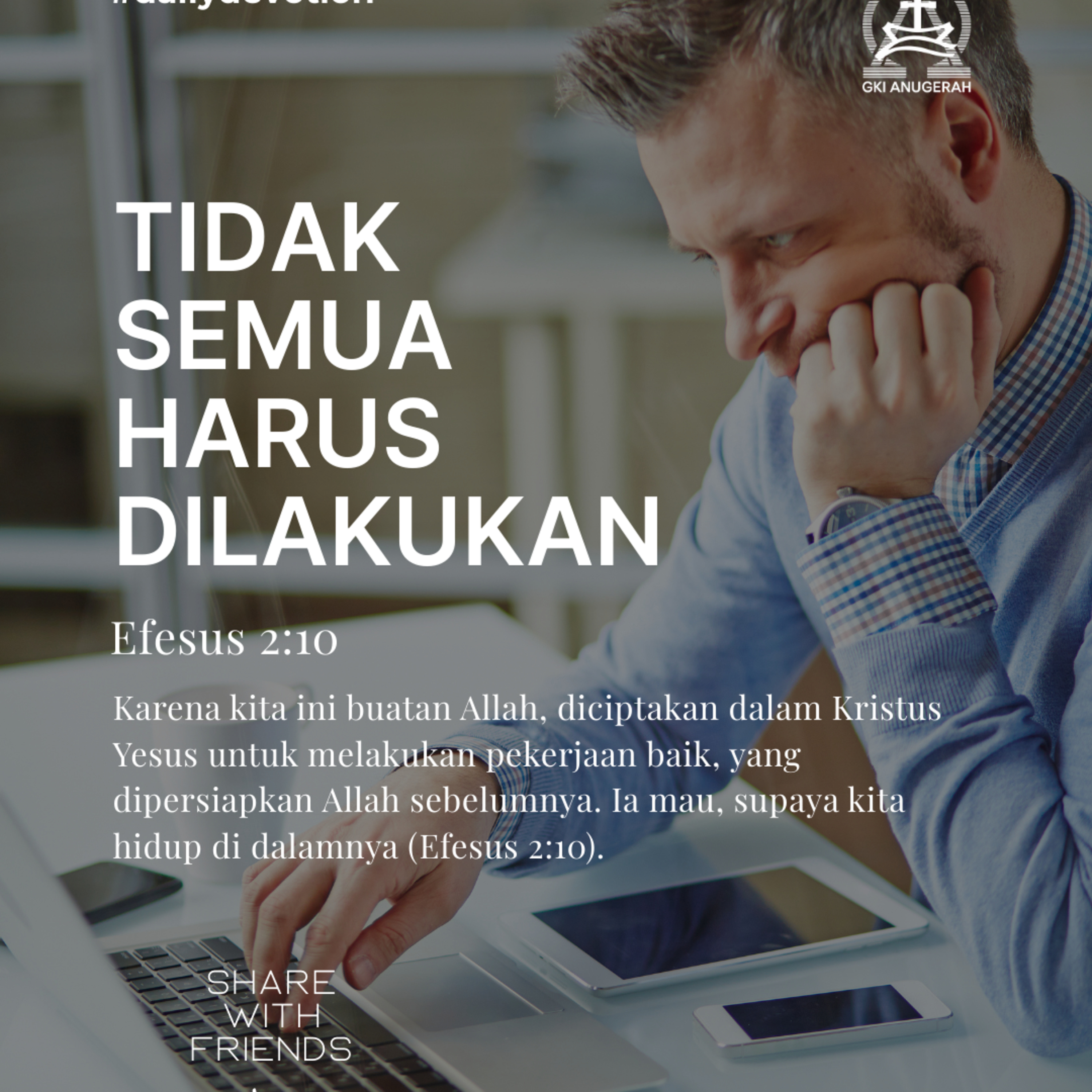 Tidak Semua Harus Dilakukan | Renungan Harian GKI Anugerah | 25 Agustus 2025  episode artwork