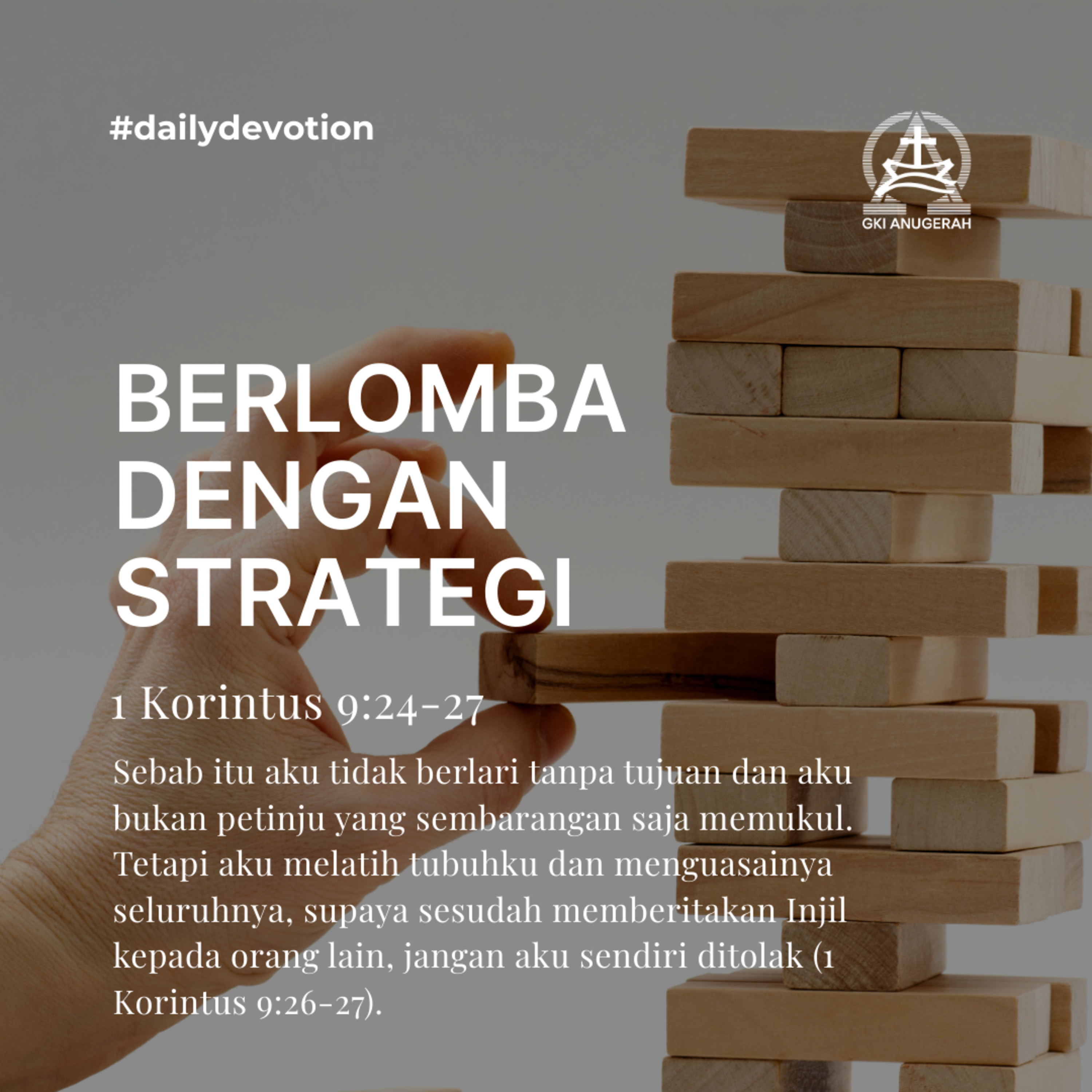 Berlomba dengan Strategi | Renungan Harian GKI Anugerah | 30 Agustus 2025  episode artwork