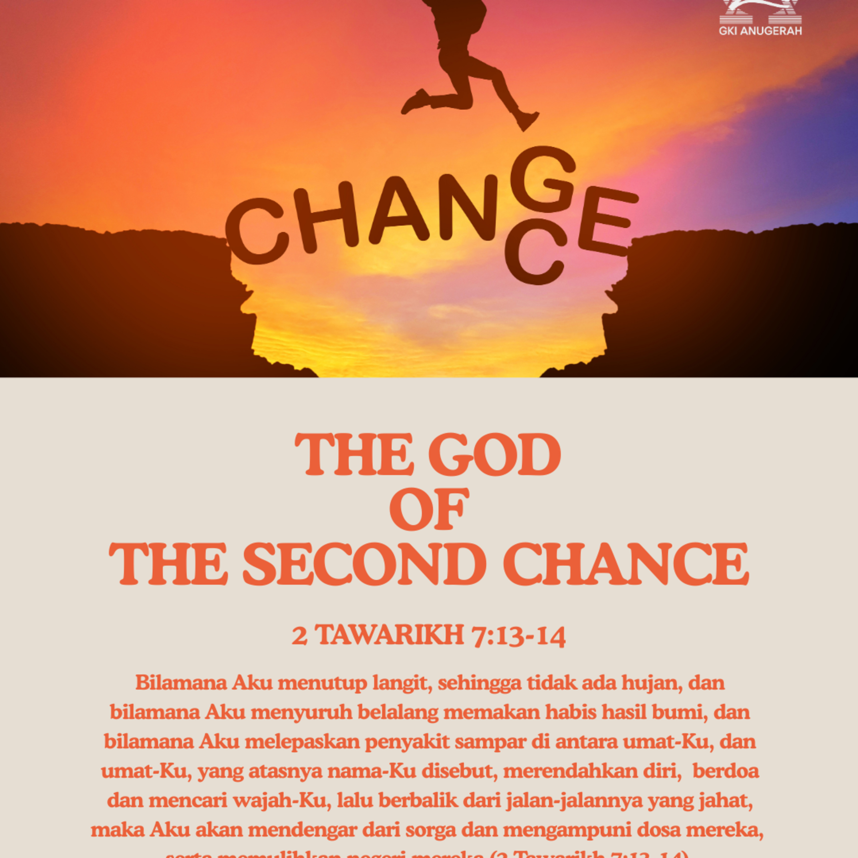 The God of The Second Chance | Renungan Harian GKI Anugerah | 04 September 2025  episode artwork
