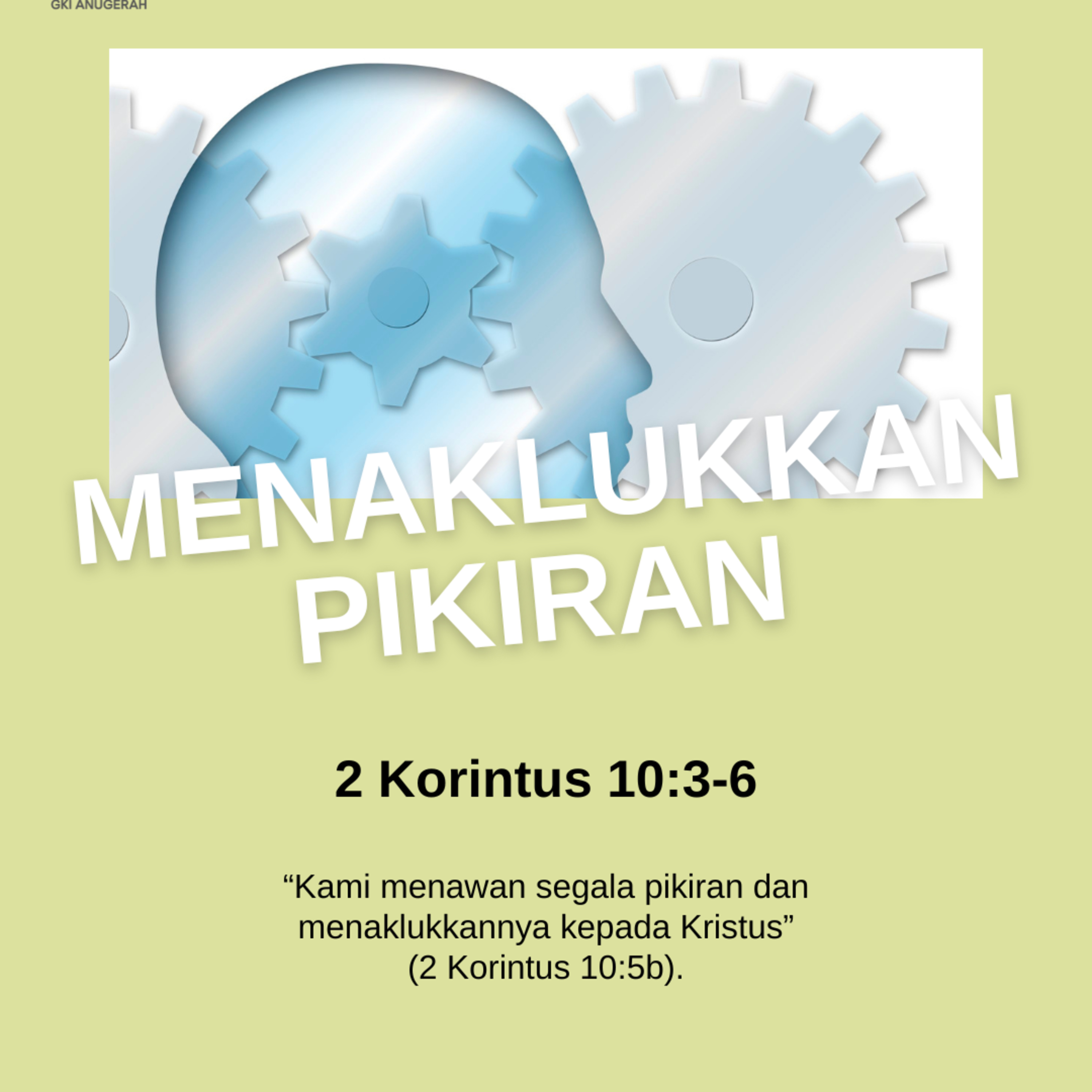 Menaklukkan Pikiran | Renungan Harian GKI Anugerah | 25 September 2025  episode artwork