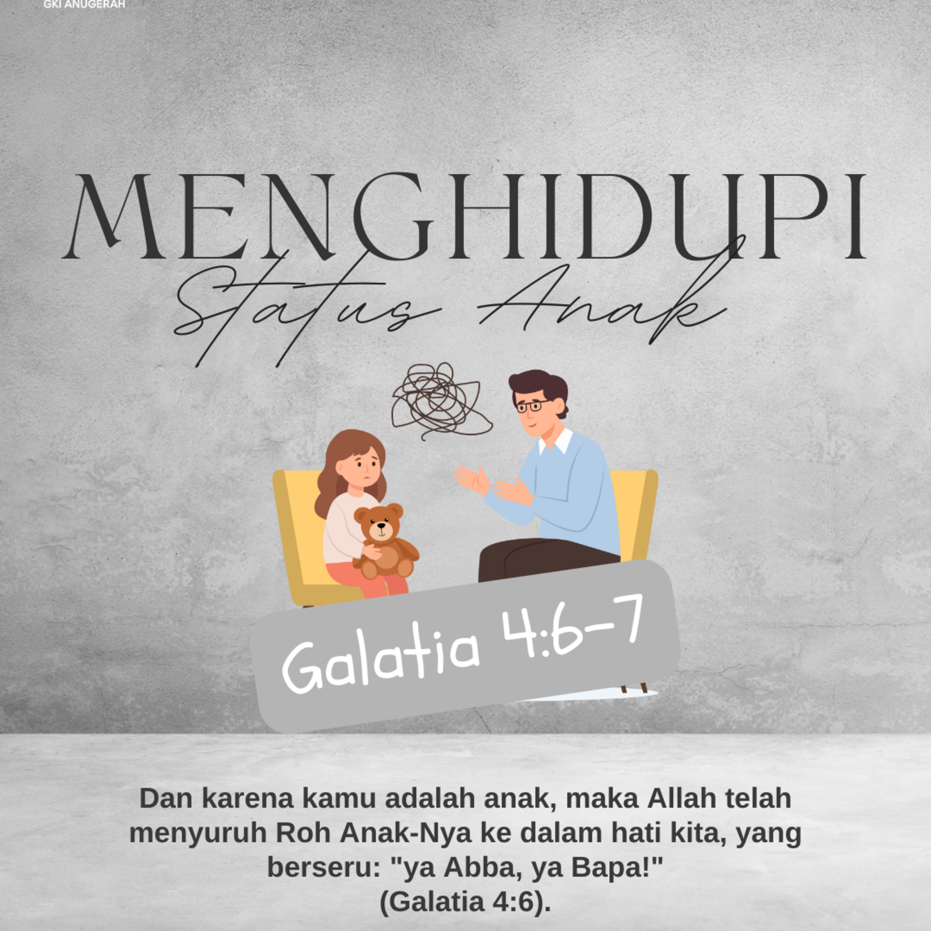 Menghidupi Status Anak | Renungan Harian GKI Anugerah | 30 September 2025  episode artwork