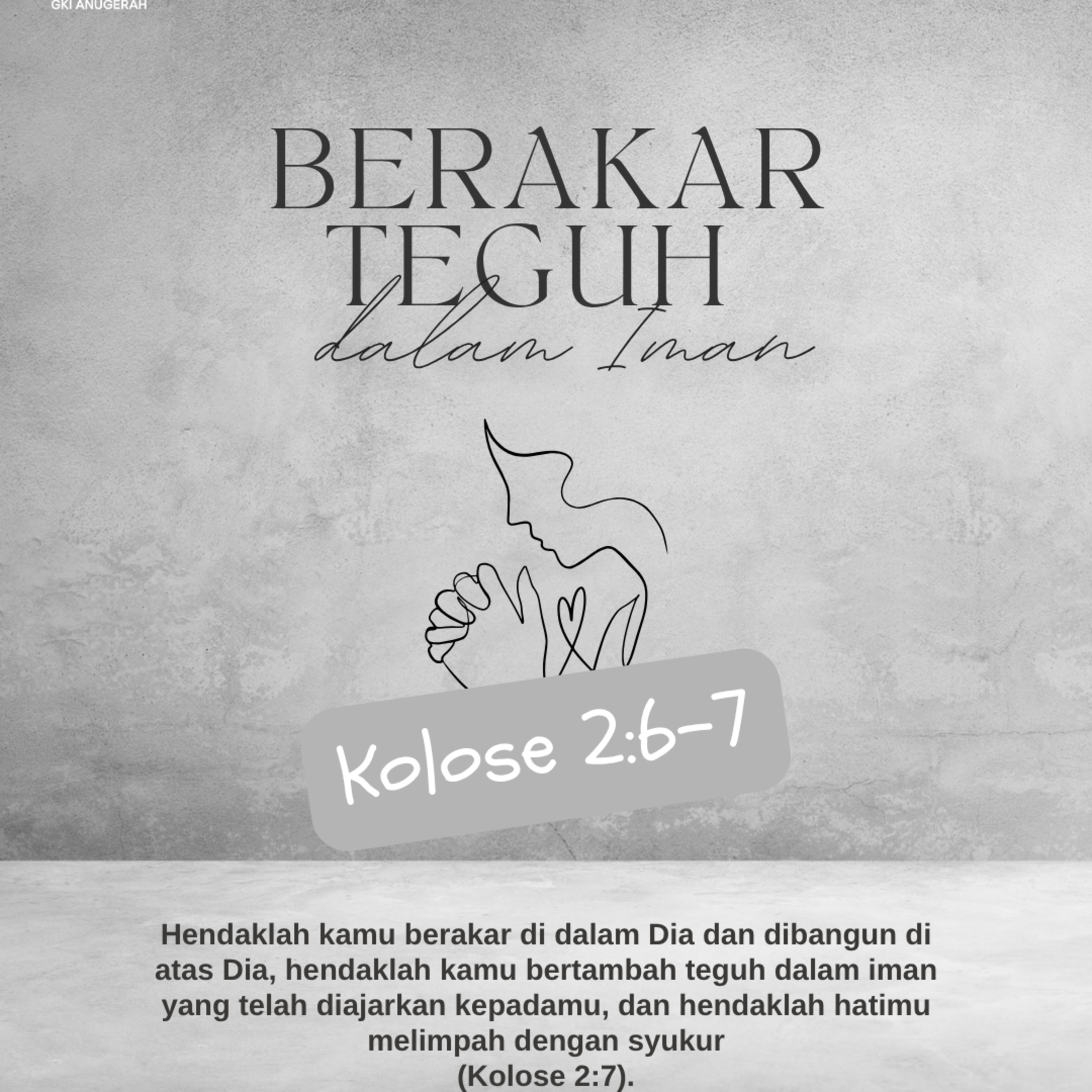 Berakar Teguh dalam Iman | Renungan Harian GKI Anugerah | 03 Oktober 2025  episode artwork