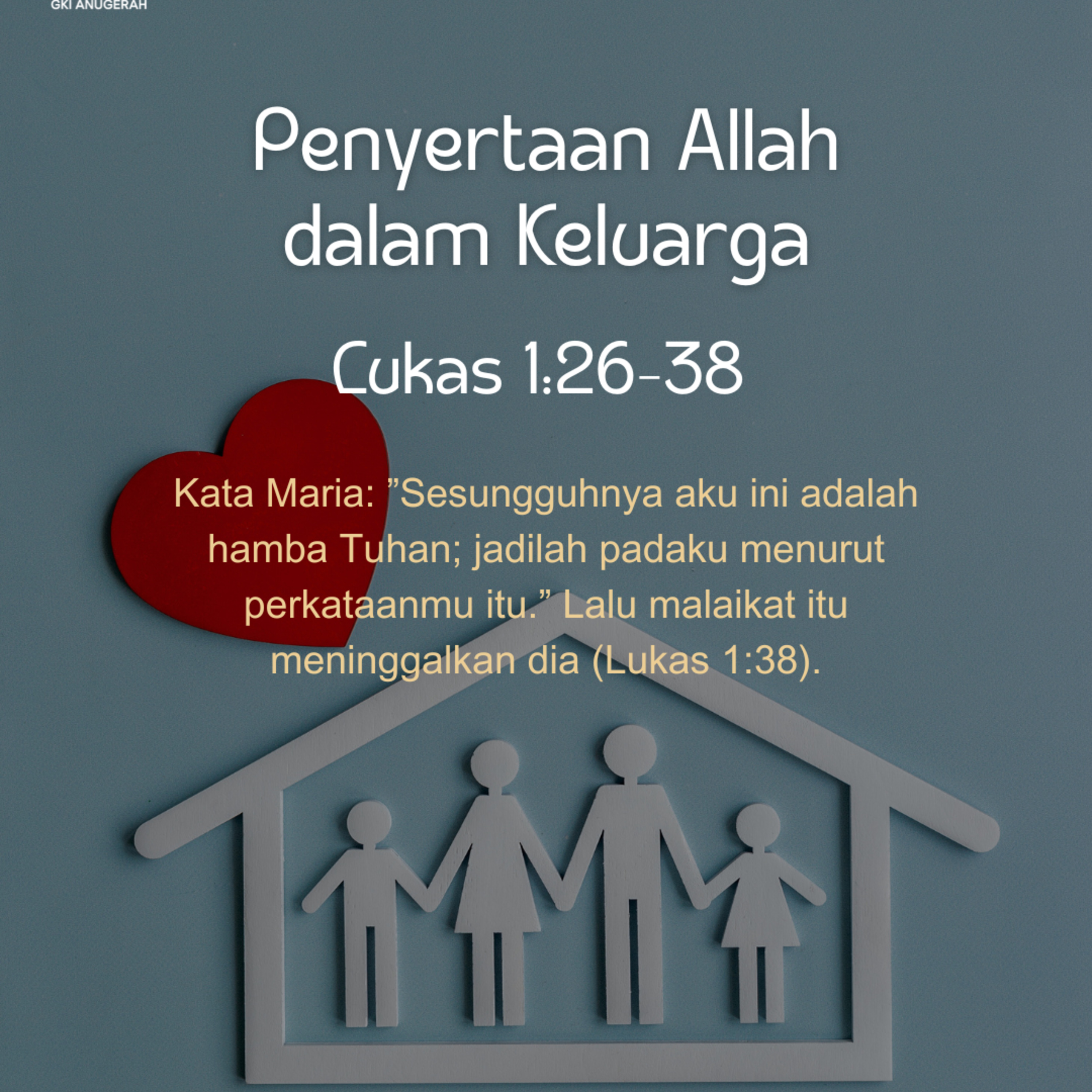 Penyertaan Allah dalam Keluarga | Renungan Harian GKI Anugerah | 11 Oktober 2025  episode artwork