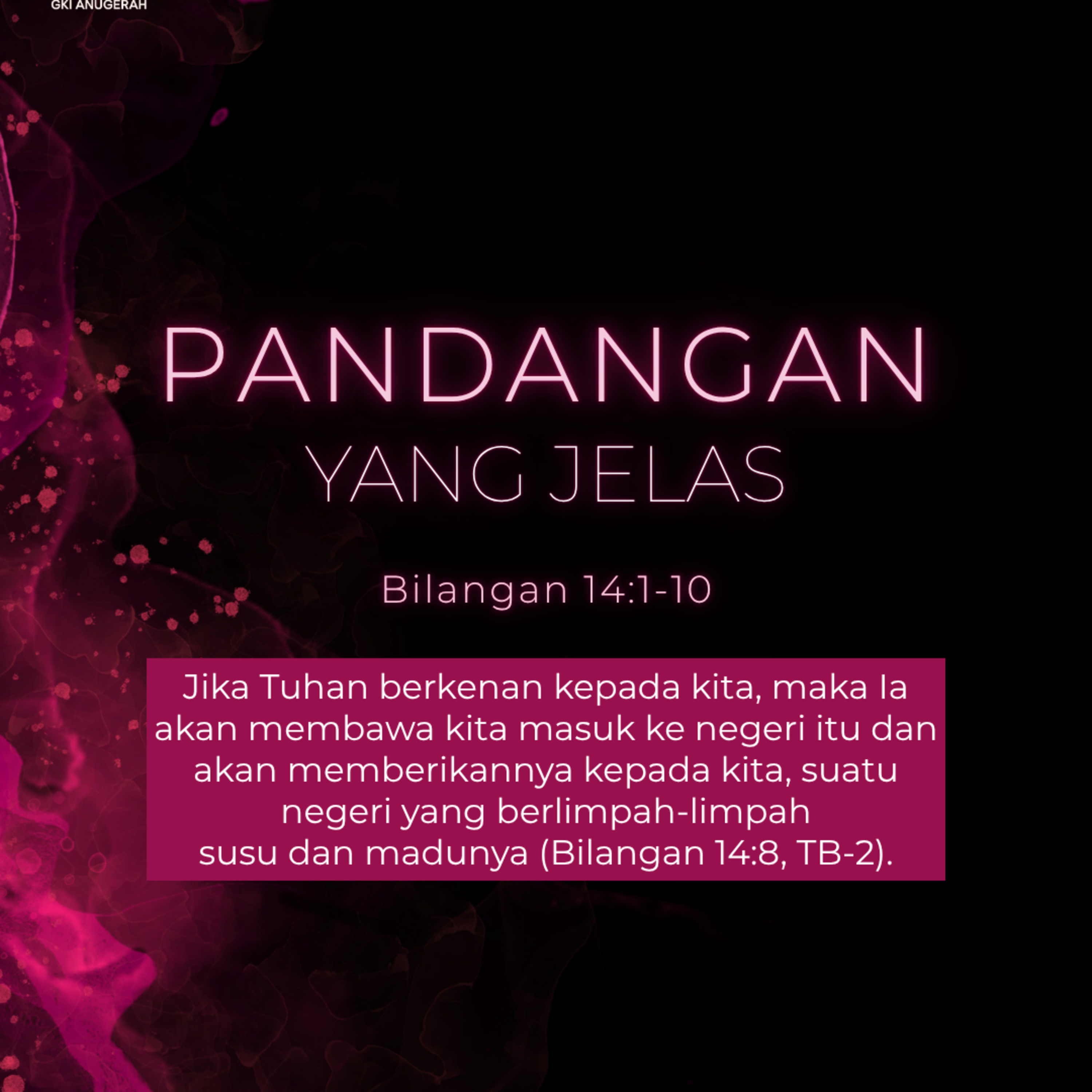 Pandangan yang Jelas | Renungan Harian GKI Anugerah | 12 November 2025  episode artwork